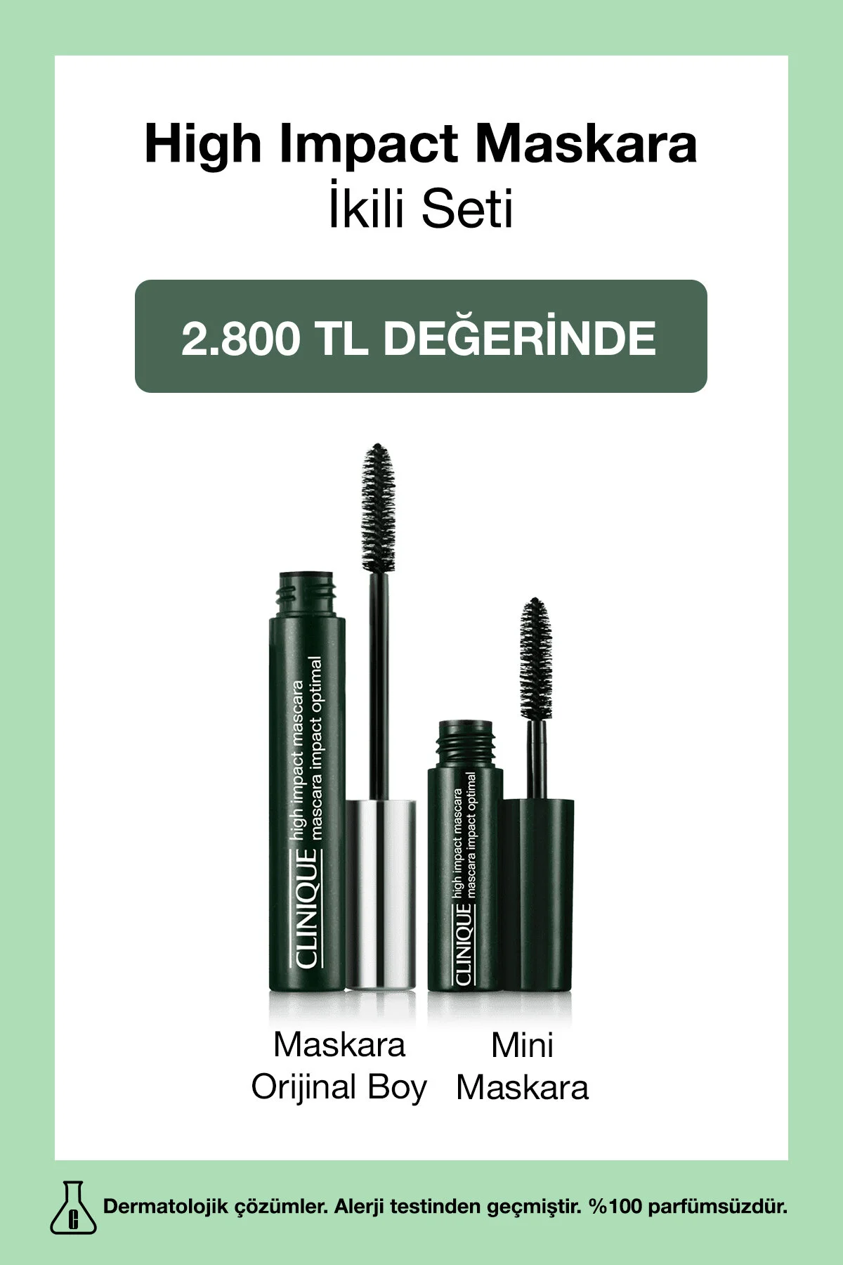 ست آرایشی HIGH IMPACT ریمل DUO | سایز اصلی مینی Clinique
