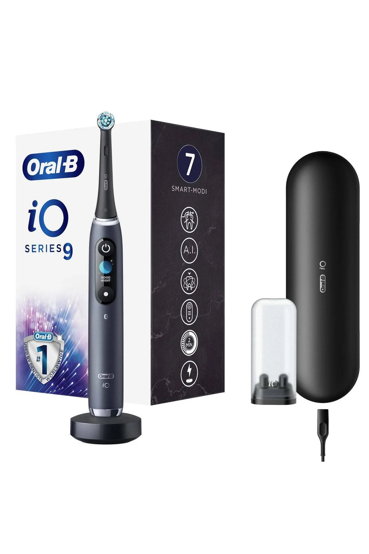 Oral-B مسواک برقی شارژی سیاه Io 9