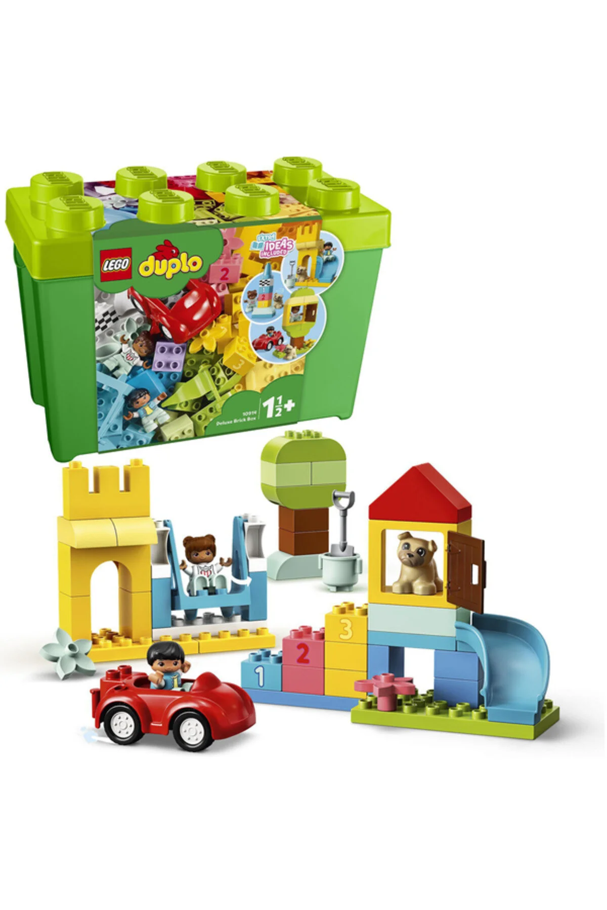 لگو و اسباب بازی های ساخت محور جعبه آجری لوکس FABBATOYS 10914® DUPLO® 85 قطعه 1.5 سال از ترکیه LEGO