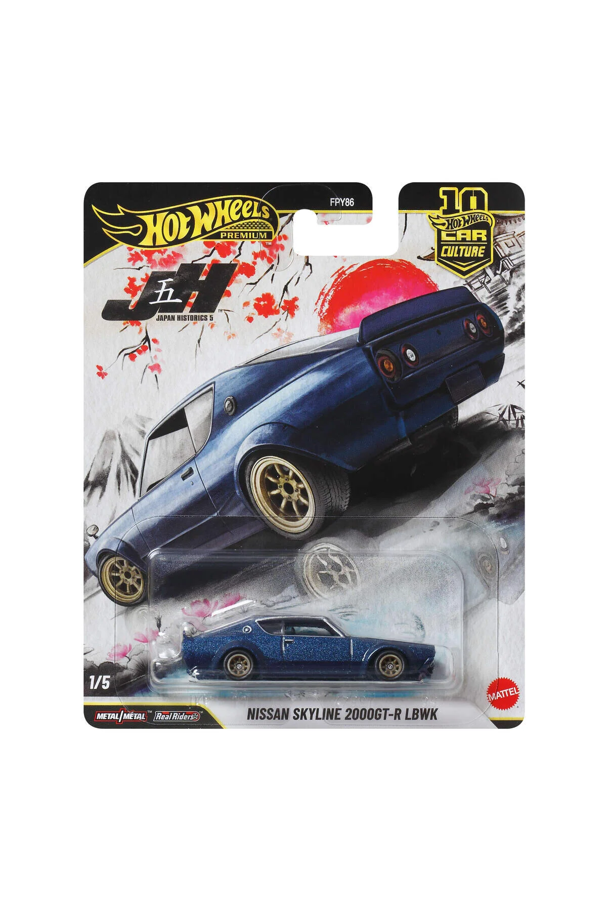 ماشین اسباب بازی مجموعه 5 عددی FPY86 976P فرهنگ خودرو ممتاز 2026 ژاپنی HOT WHEELS