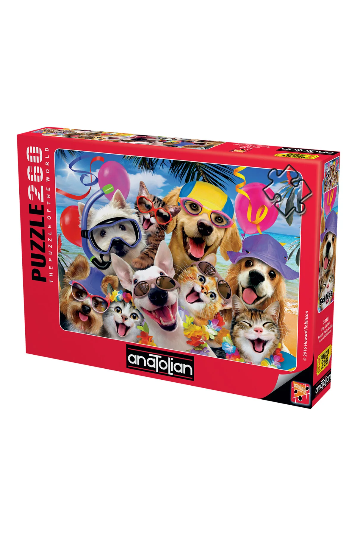 پازل آناتولی 260 قطعه ساحل سلفی 3318 اورجینال Anatolian Puzzle