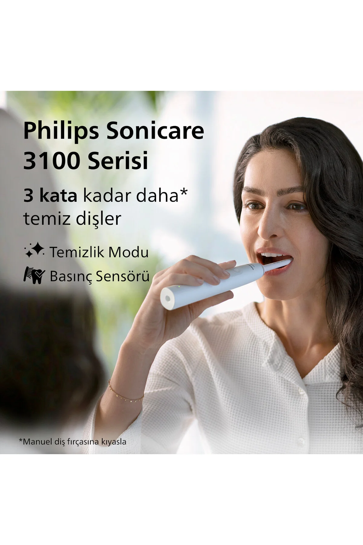 Philips مسواک صوتی سونیکر 3100 مسواک الکتریکی با فناوری سونیک