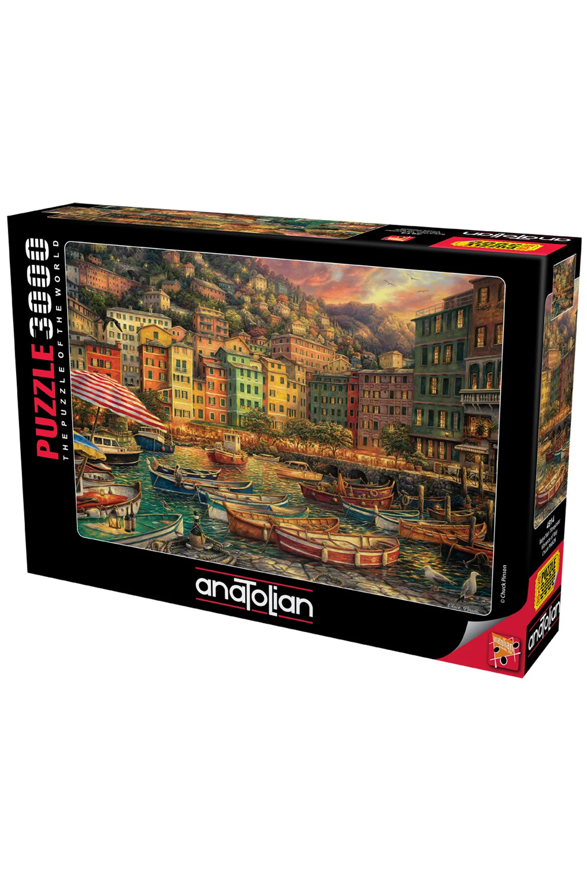 پازل اره منبت کاری مویی 3000 تکه ارتعاشات از ایتالیا 4914 ترکیه Anatolian Puzzle