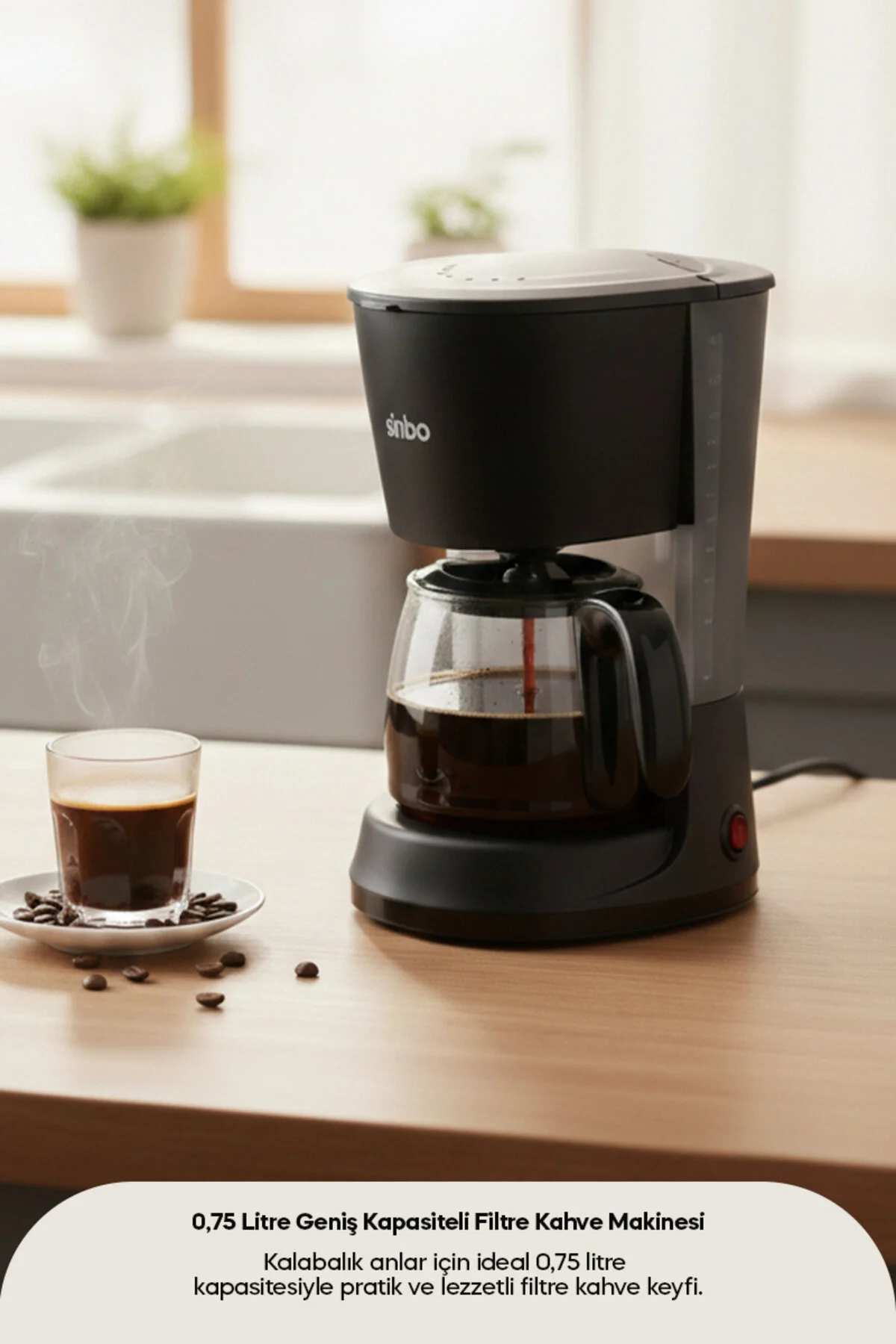 قهوه ساز فیلتری دستگاه فیلتر SCM 2953 اورجینال Sinbo