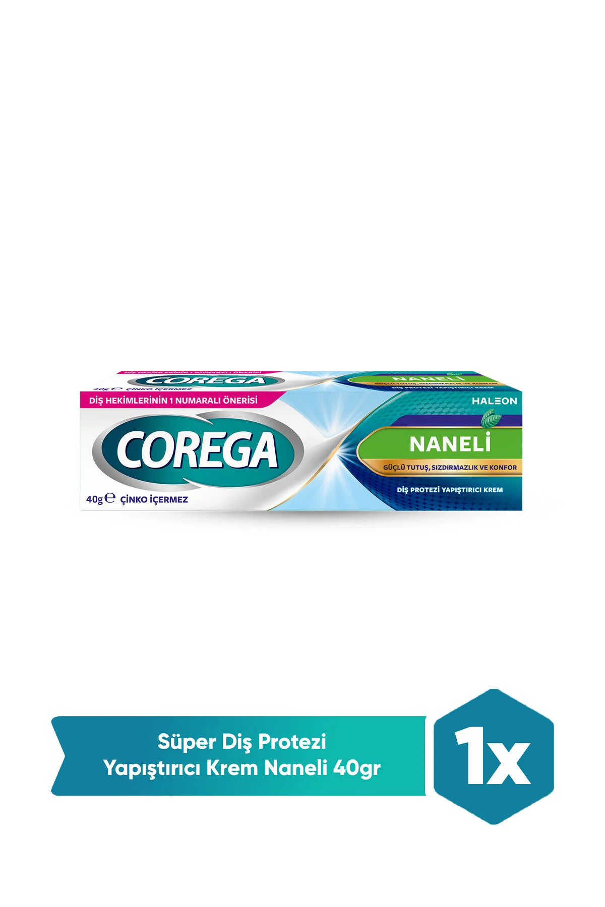 چسب دندان مصنوعی نعنایی 40 گرمی مناسب برای مراقبت از دندان مصنوعی Corega