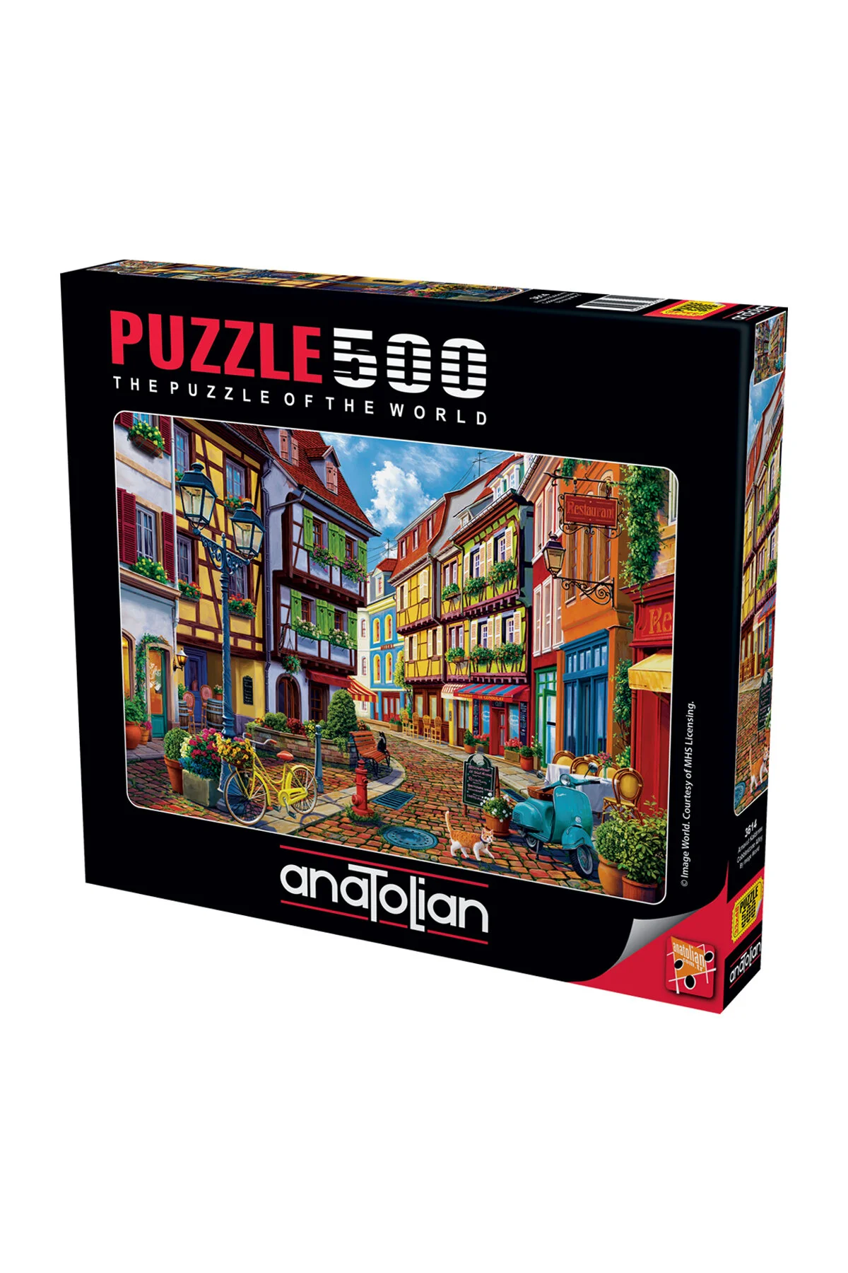 پازل اره منبت کاری مویی 500 تکه COBBLESTONE 3614 از ترکیه Anatolian Puzzle