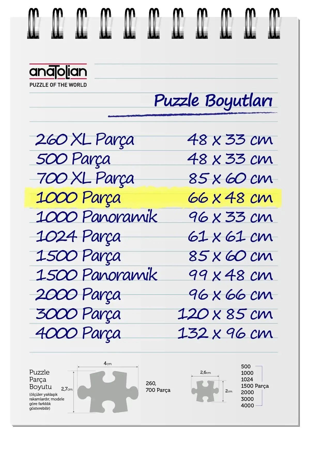 پازل نگاه گرگ 1000 تکه کد: 1048 SNN6005224 Anatolian Puzzle