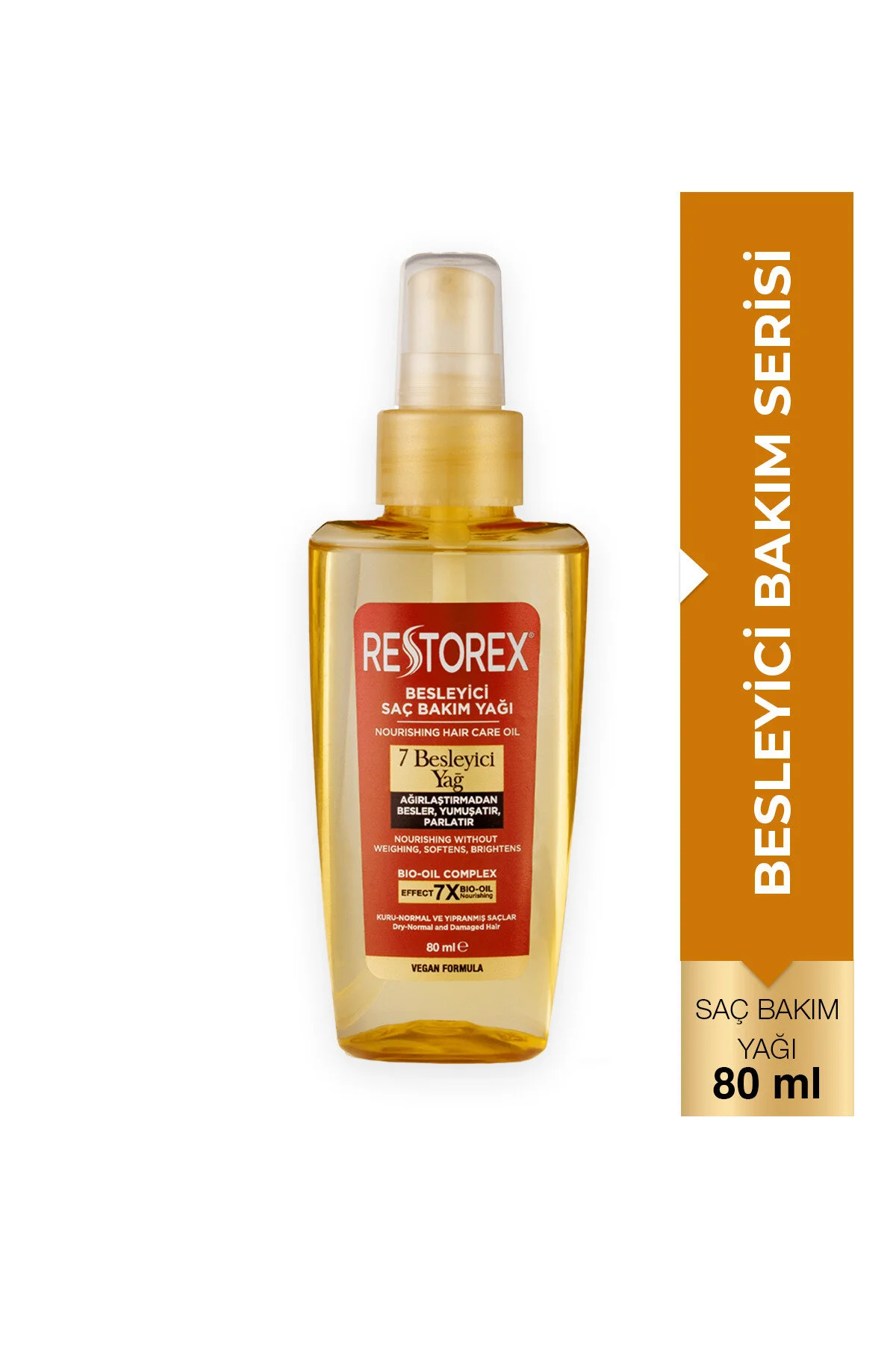 روغن مو سرم و مراقبت 7 با حجم 80 میلی لیتر Restorex