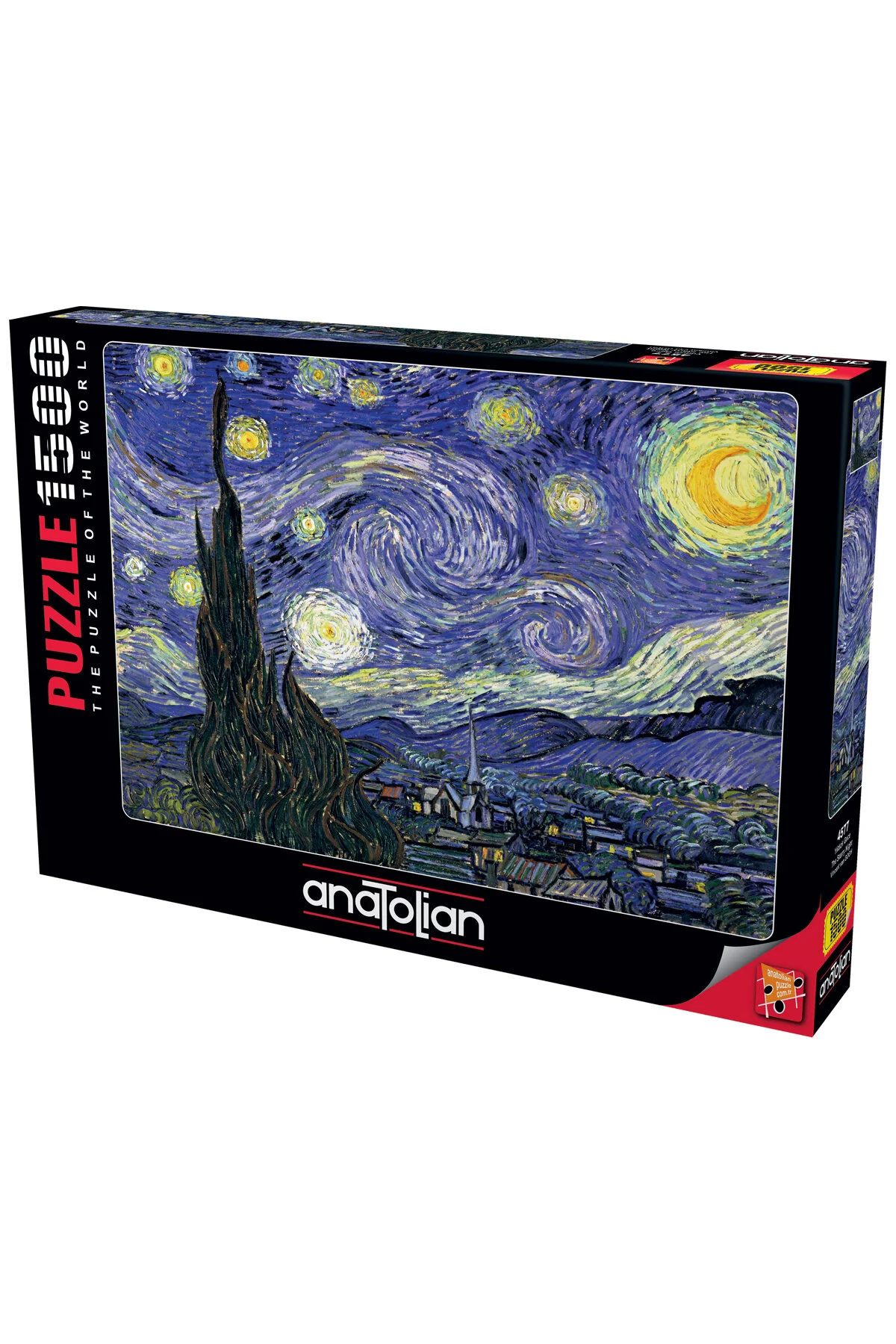 پازل اره منبت کاری مویی 1500 تکه STARRY NIGHT 4577 از ترکیه Anatolian Puzzle
