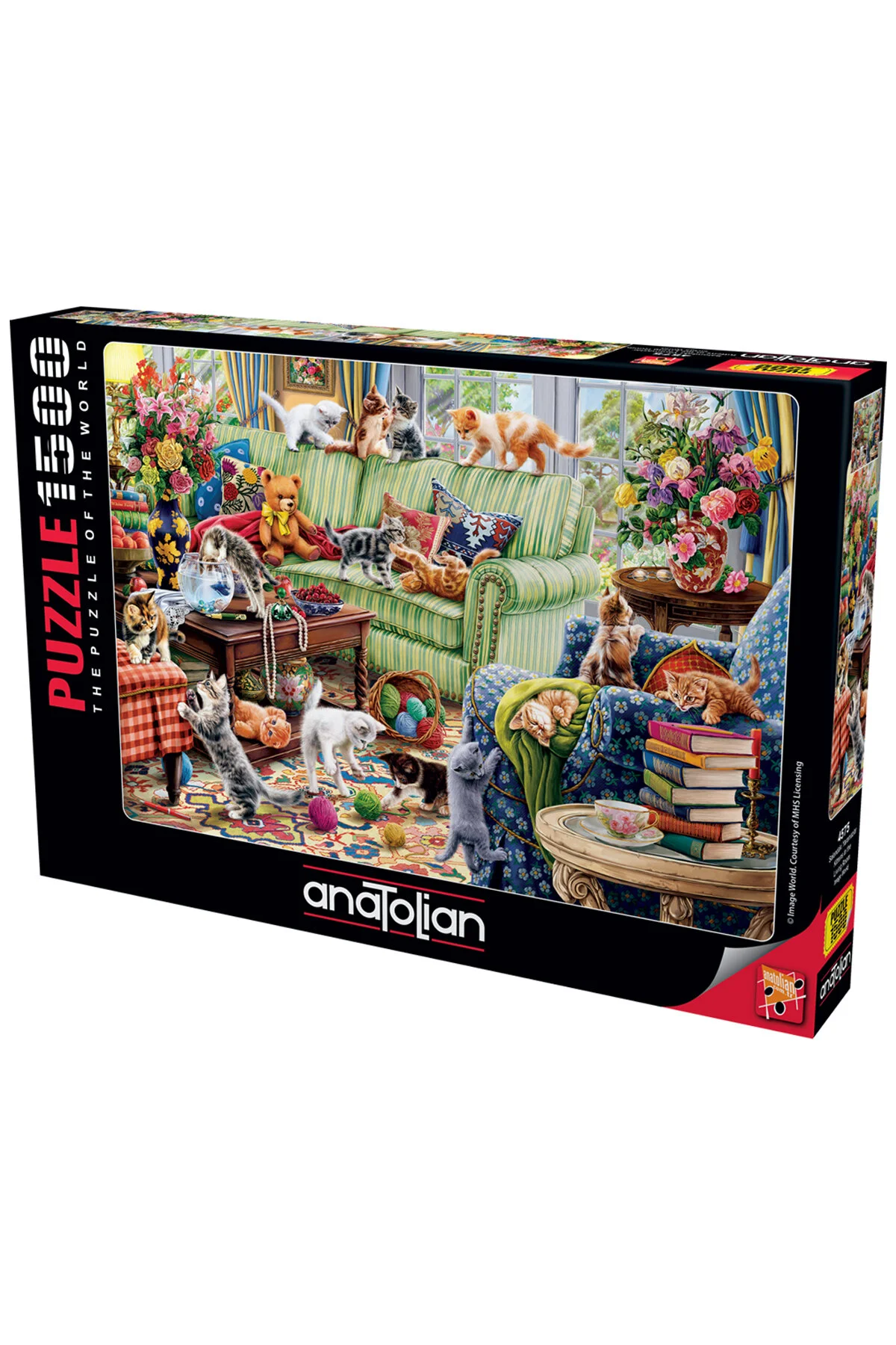 پازل 1500 تکه افراد شیطان در اتاق نشیمن 4575 Anatolian Puzzle