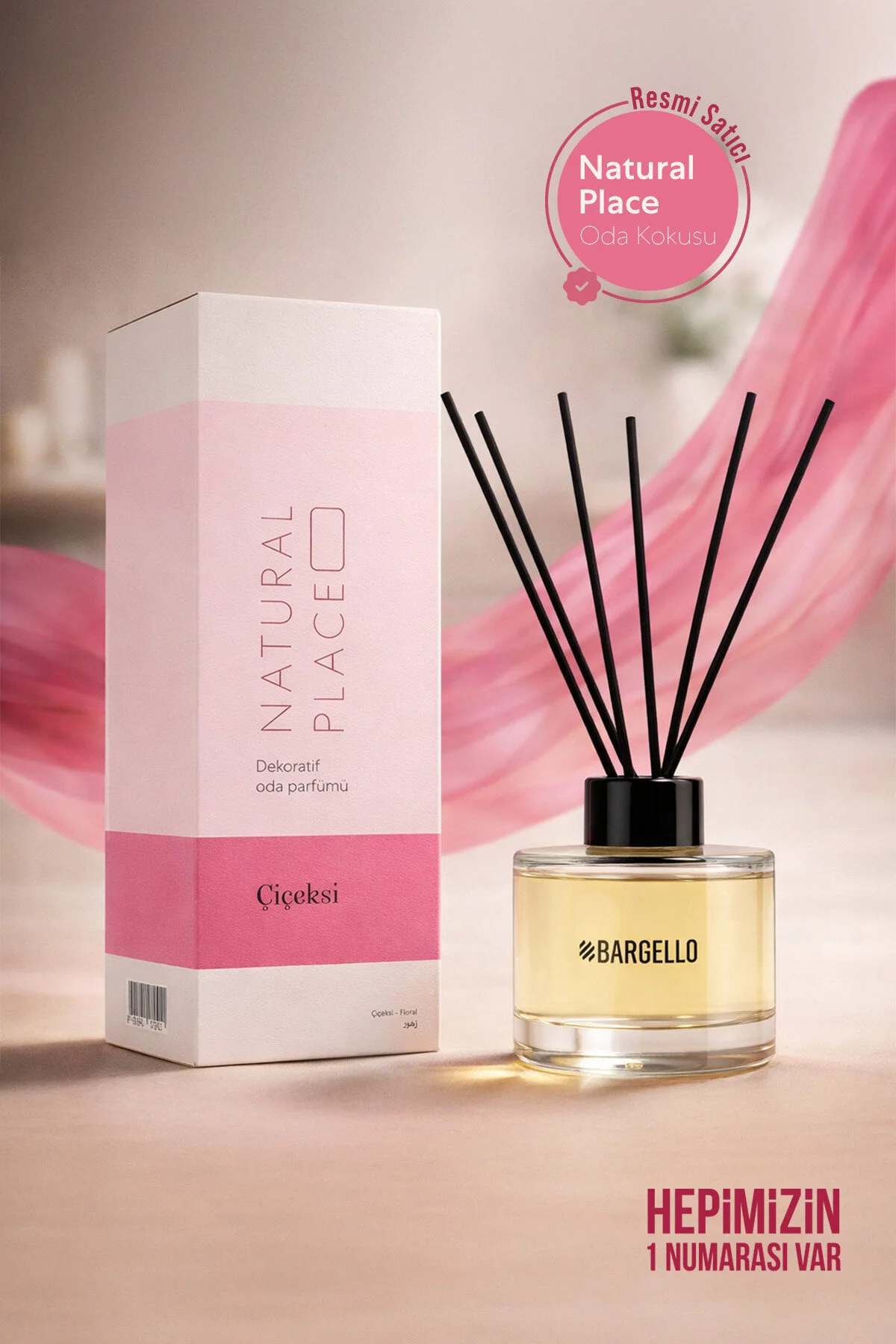 خوشبوکننده اتاق عطر محیطی دکوراتیو Natural Place گل 120 میلی لیتری Bargello