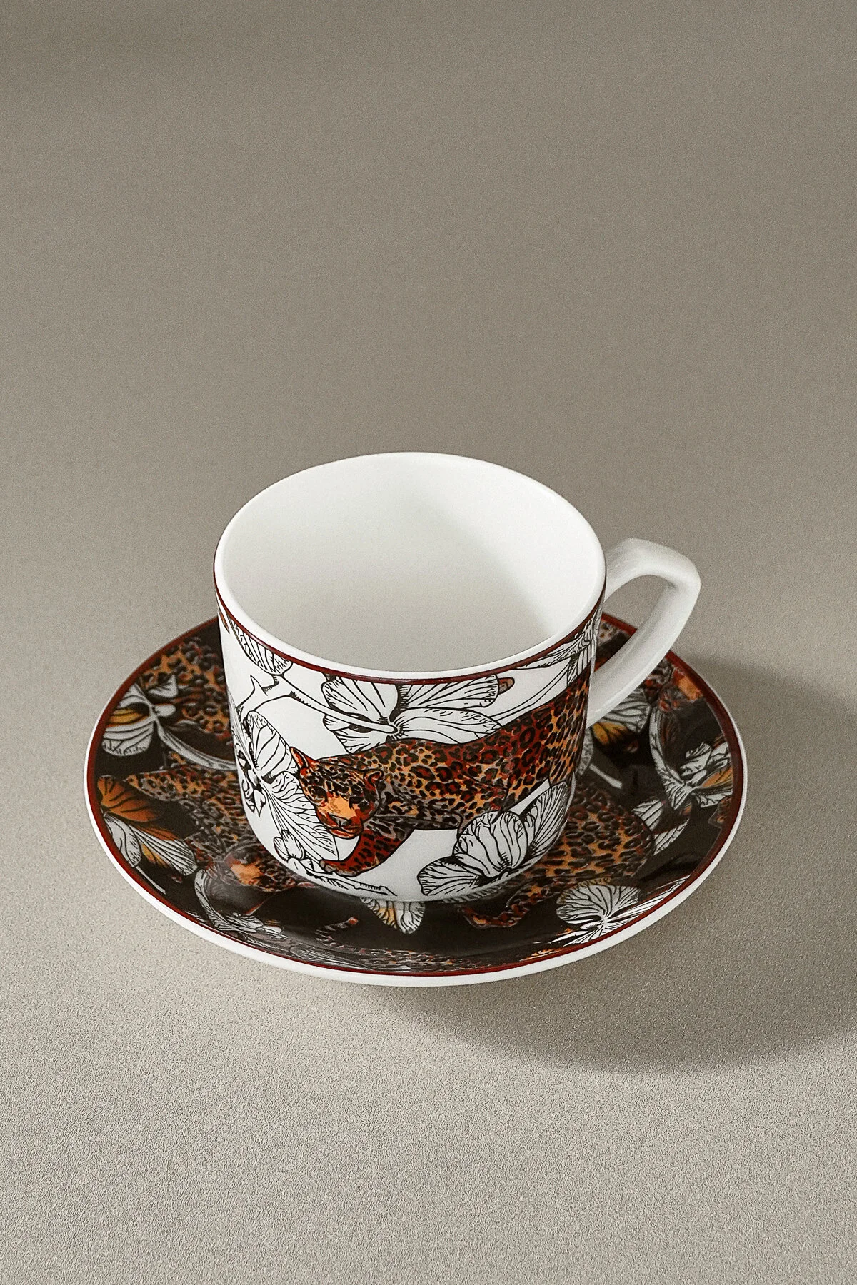 فنجان قهوه TIGER 2 PERSON COFFEE CUPPLIP 80 میلی لیتر کلاسیک Karaca