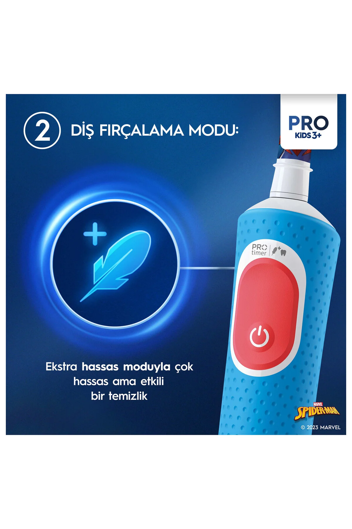 Oral-B مسواک برقی ویتالیتی پرو مجموعه ویژه اسپایدرمن برای کودکان
