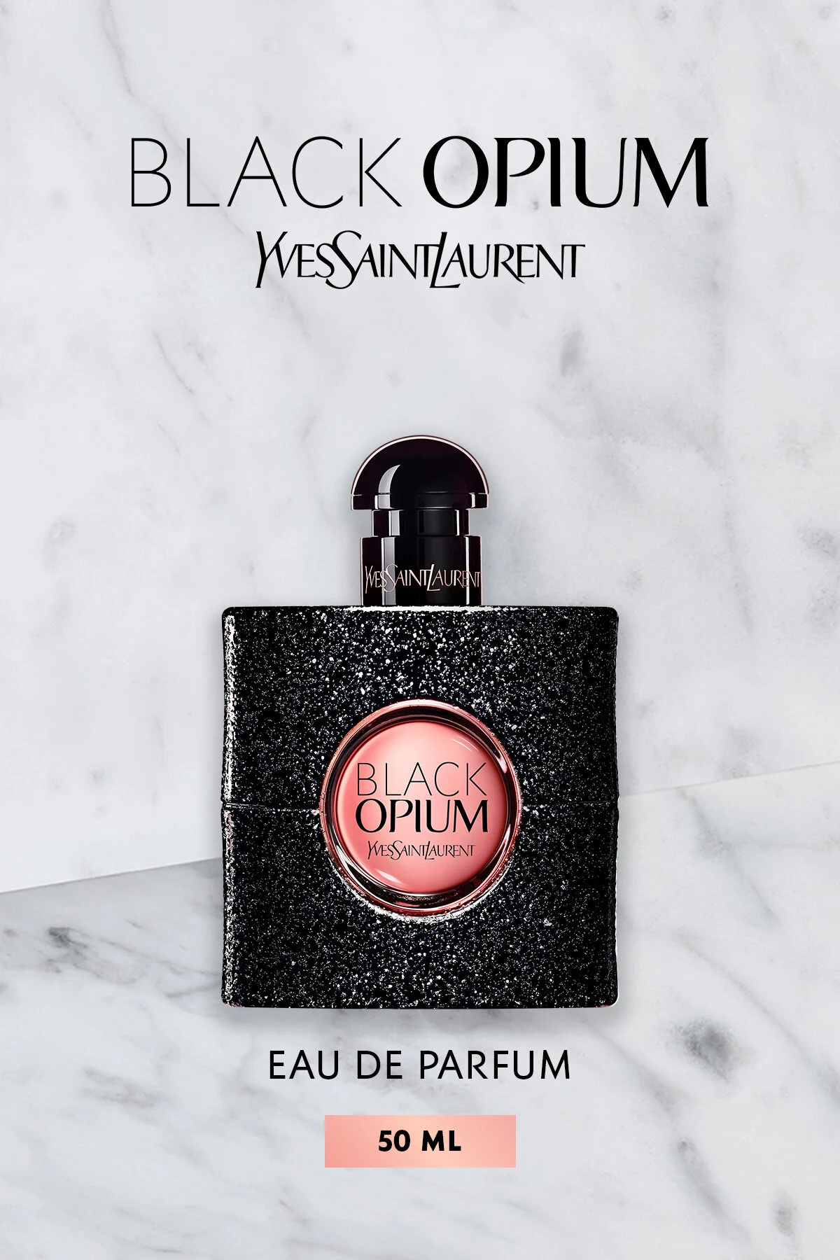 خرید ادکلن زنانه Black Opium EDP 50 ml از برند Yves Saint Laurent با رایحه‌ای گل‌  Yves Saint Laurent