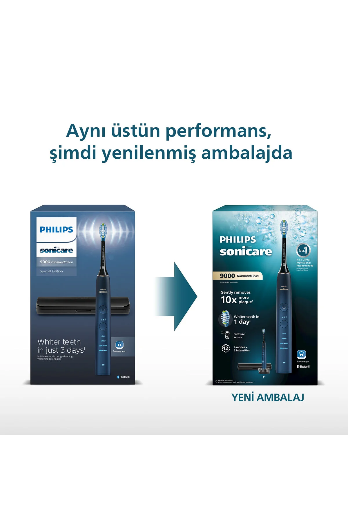 Philips مسواک صدازن هیجان انگیز HX9911/88 الماس پاک نسخه ویژه