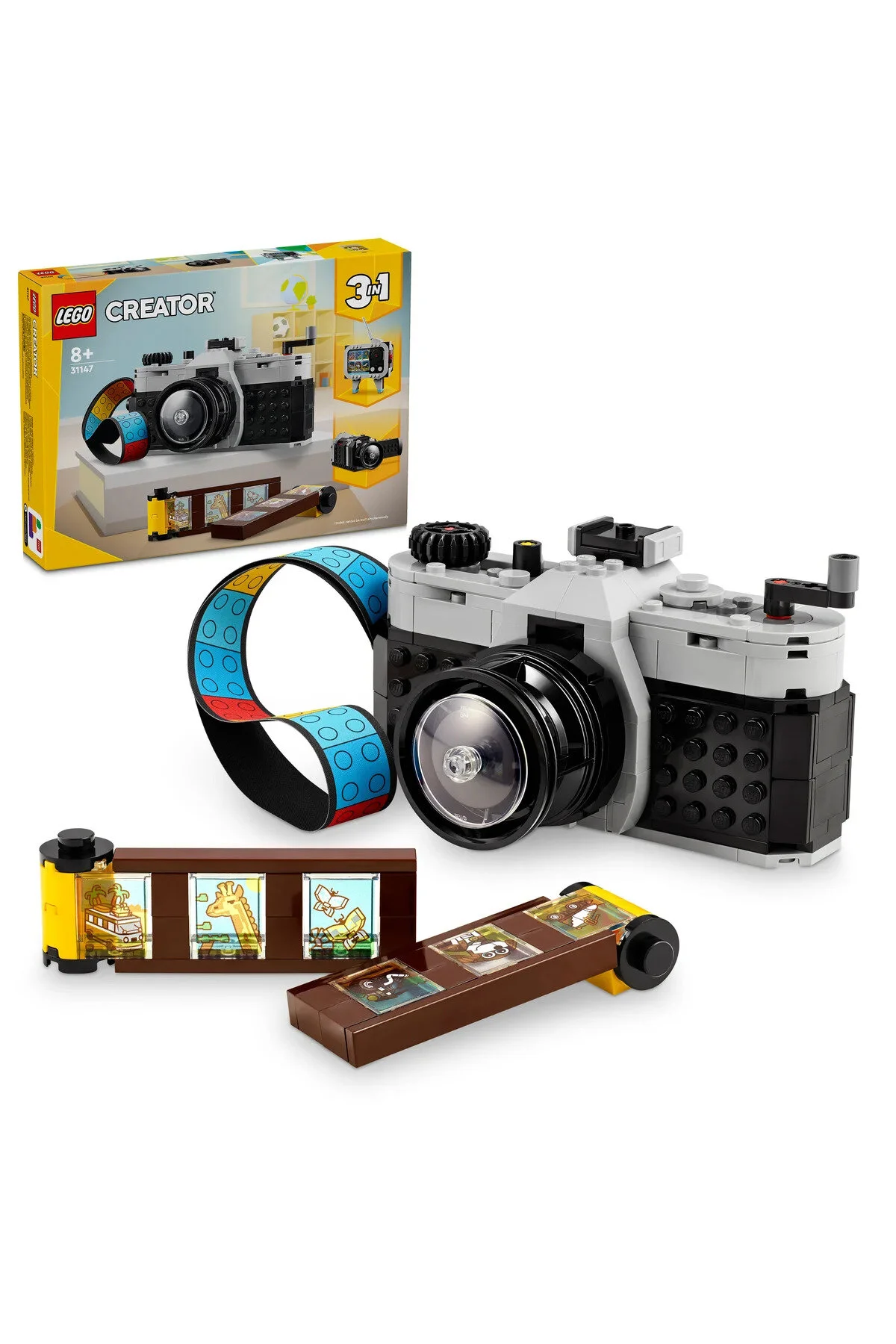 لگو و اسباب بازی های ساخت محور ® CREATOR RETRO CAMERA 31147 تلویزیون ویدیو برای کودکان 8 سال به بالا از ترکیه LEGO