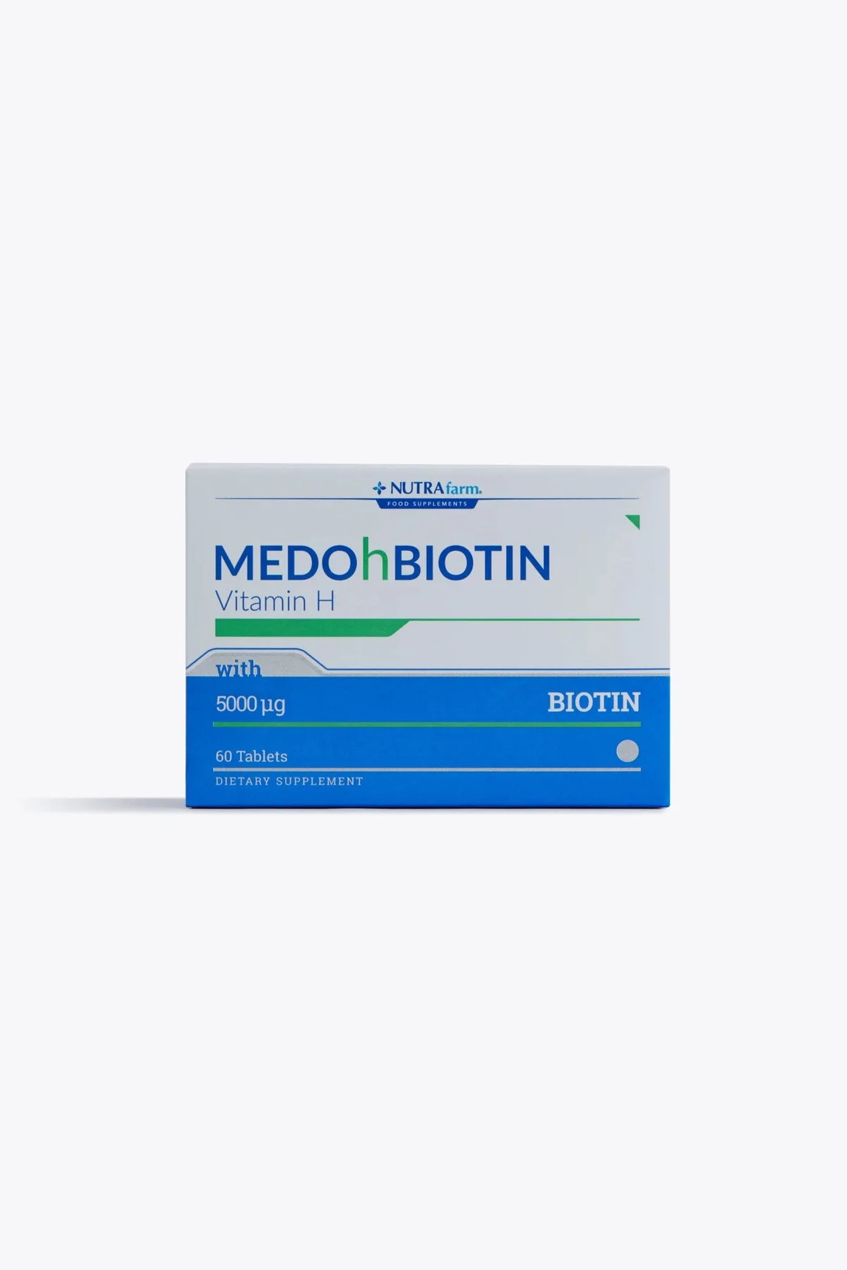 ست مراقبت مو قرص MEDOHBIOTIN 5MG 60 اورجینال Dermoskin