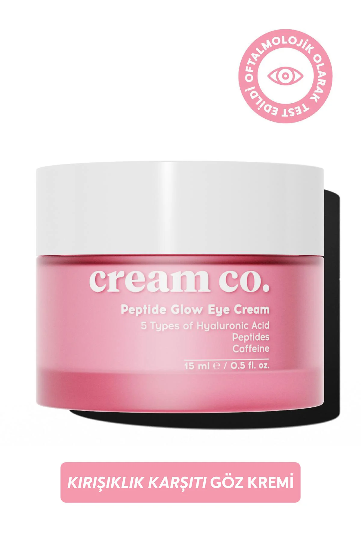 کرم دور چشم مرطوب کننده و روشن کننده با خاصیت ضد چروک و حاوی کافئین و ویتامین C Cream Co