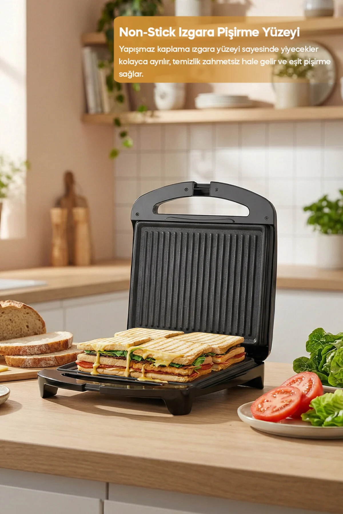 دستگاه ساندویچ و تست توستر 4 اسلایس SSM 2550 اورجینال Sinbo