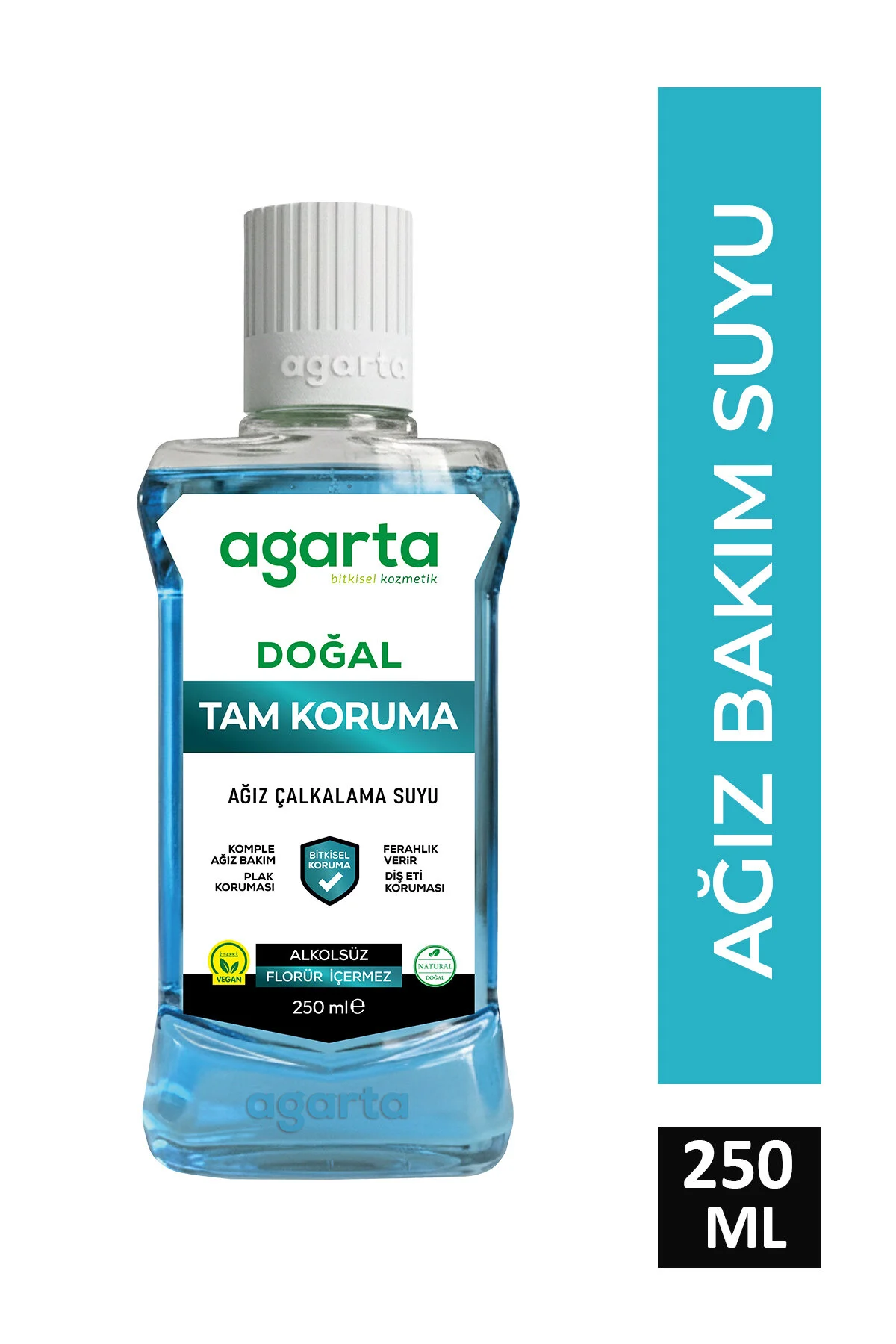 دهان شویه 250 میلی لیتر آب مراقبت از بدون الکل اورجینال Agarta