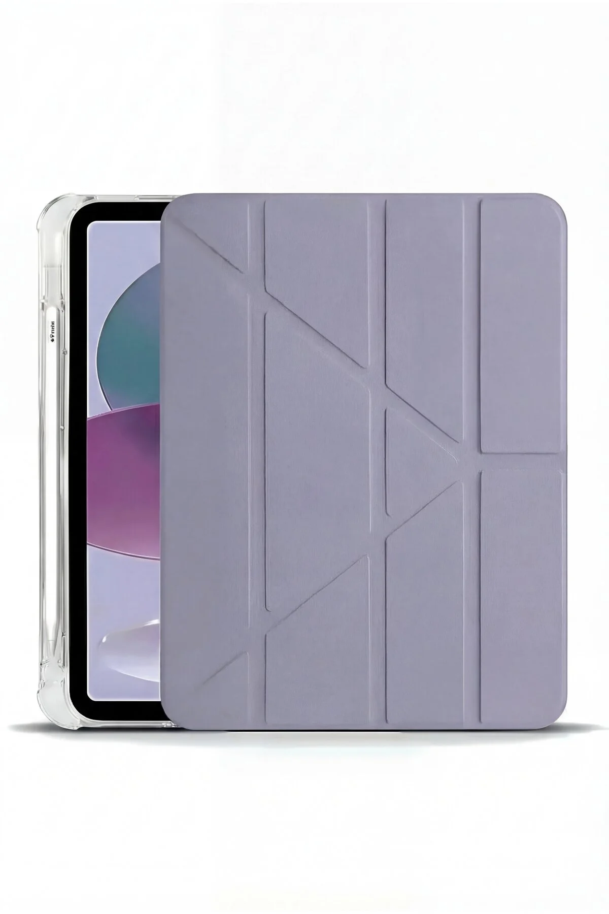 کاور تبلت IPAD 11 A16 2025 نسل دهم 10.9 محفظه قلم تاشو قاب پایه سهگانه با حالت خواب فیبکس Fibaks