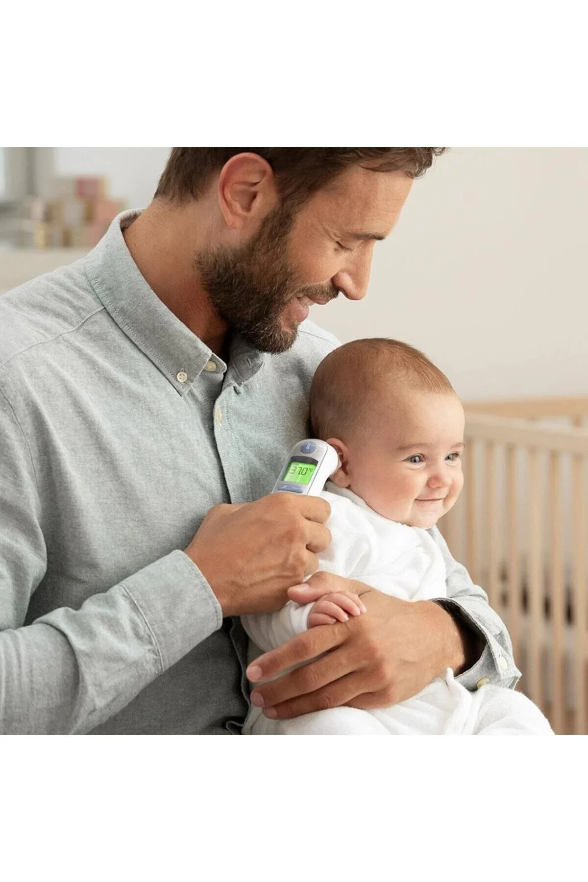 تب سنج THERMOSCAN 7+ با حساسیت به سن و حالت شب براون Braun