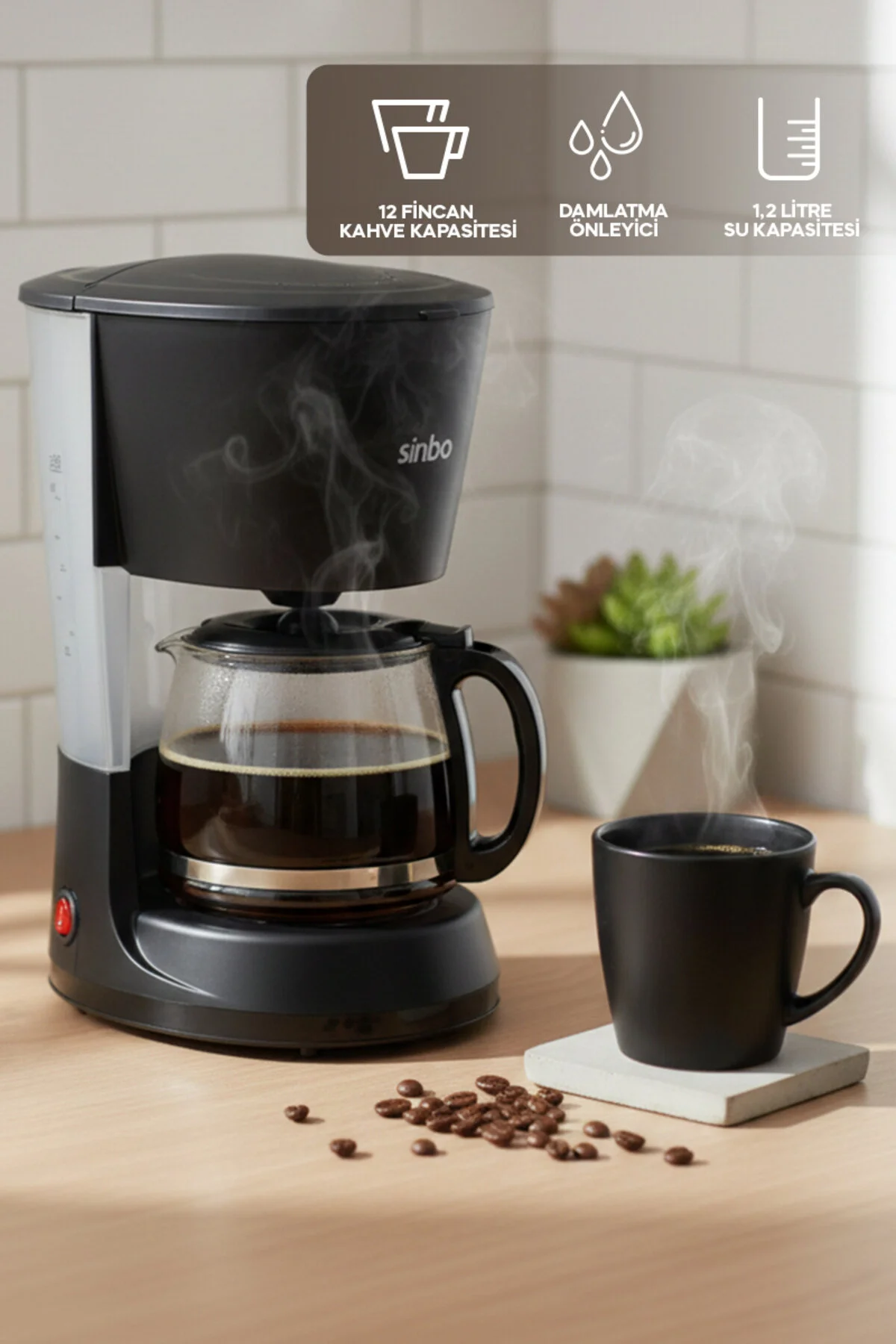 قهوه ساز فیلتری دستگاه فیلتر SCM 2938 اورجینال Sinbo