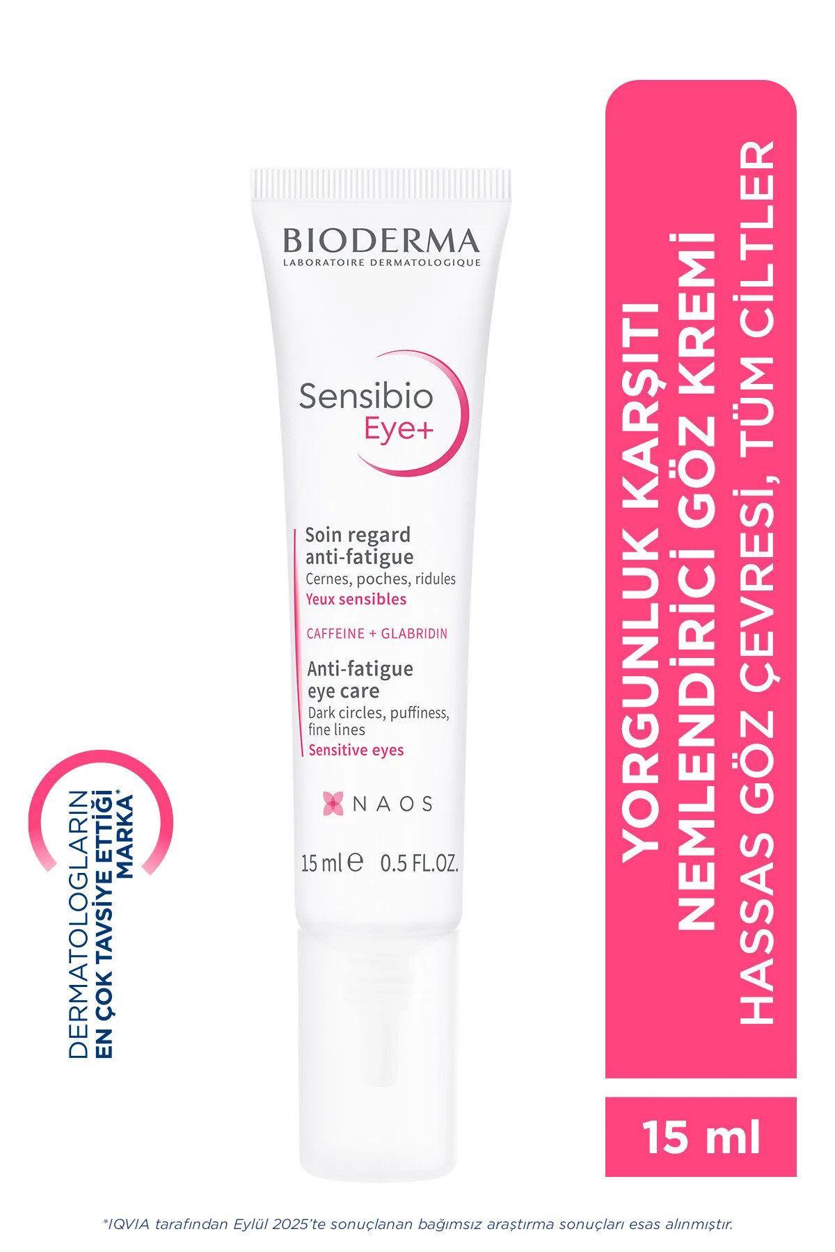 کرم بدن ژل کانتور چشم SENSIBIO 15 میل Bioderma