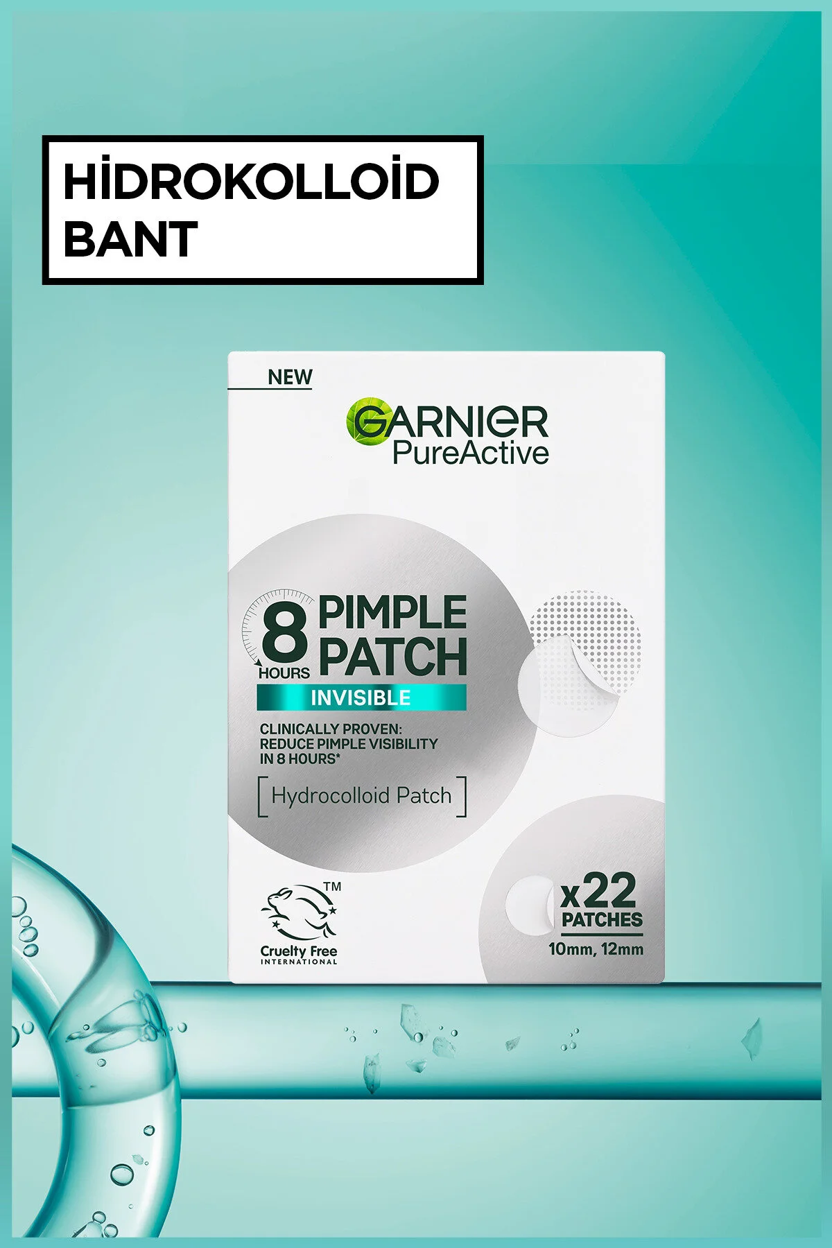 چسب جوش سرسیاه PIMPLE PATCH 44 باند آکنه پچ هیدروکلوئید ضد آکن Garnier
