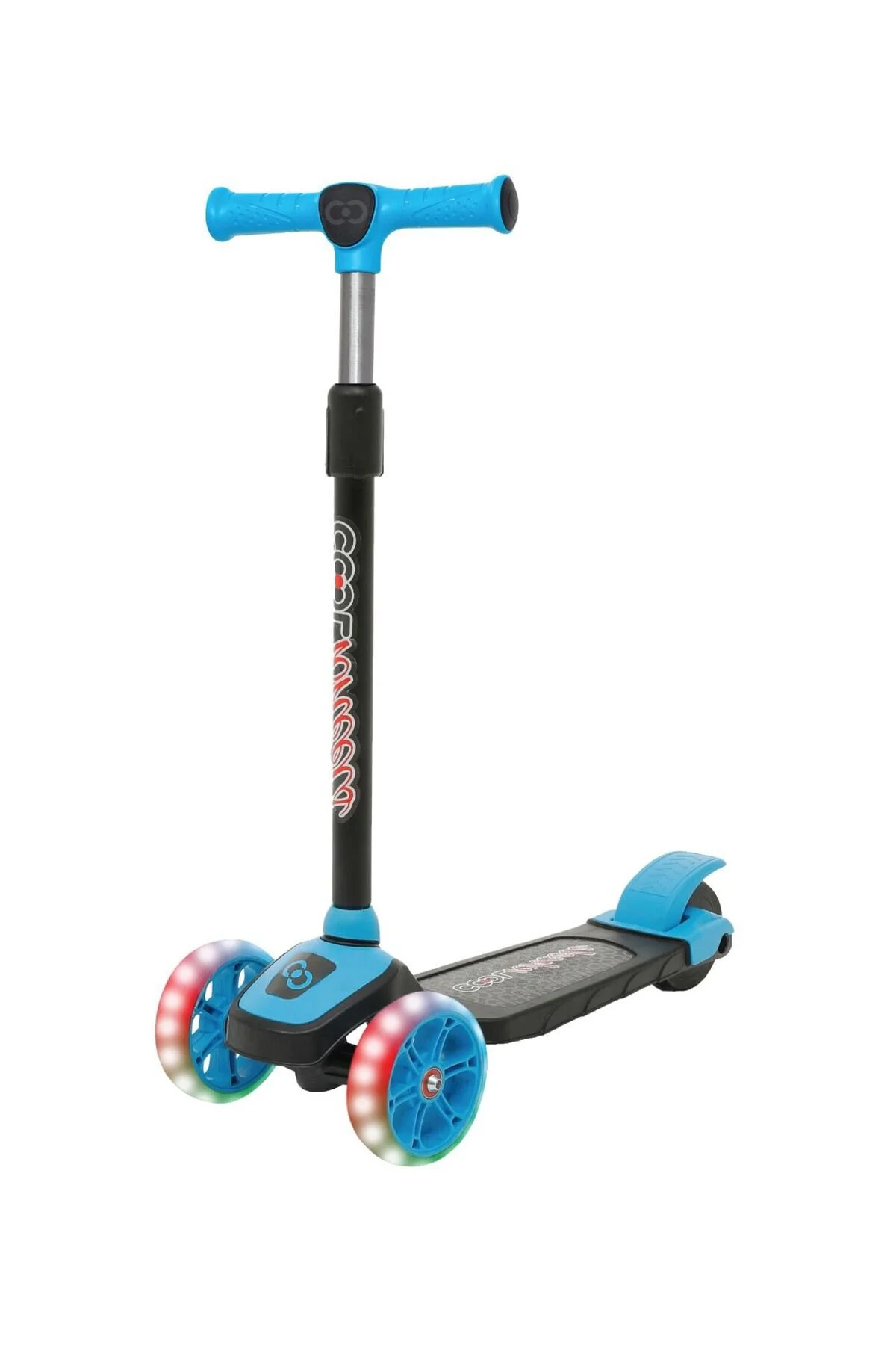 اسکوتر کودکان روروک مخصوص بچه ها چرخشی 3 چرخ با قابلیت تنظیم ارتفاع COOL WHEELS چراغ های LED از ترکیه Furkan Toys