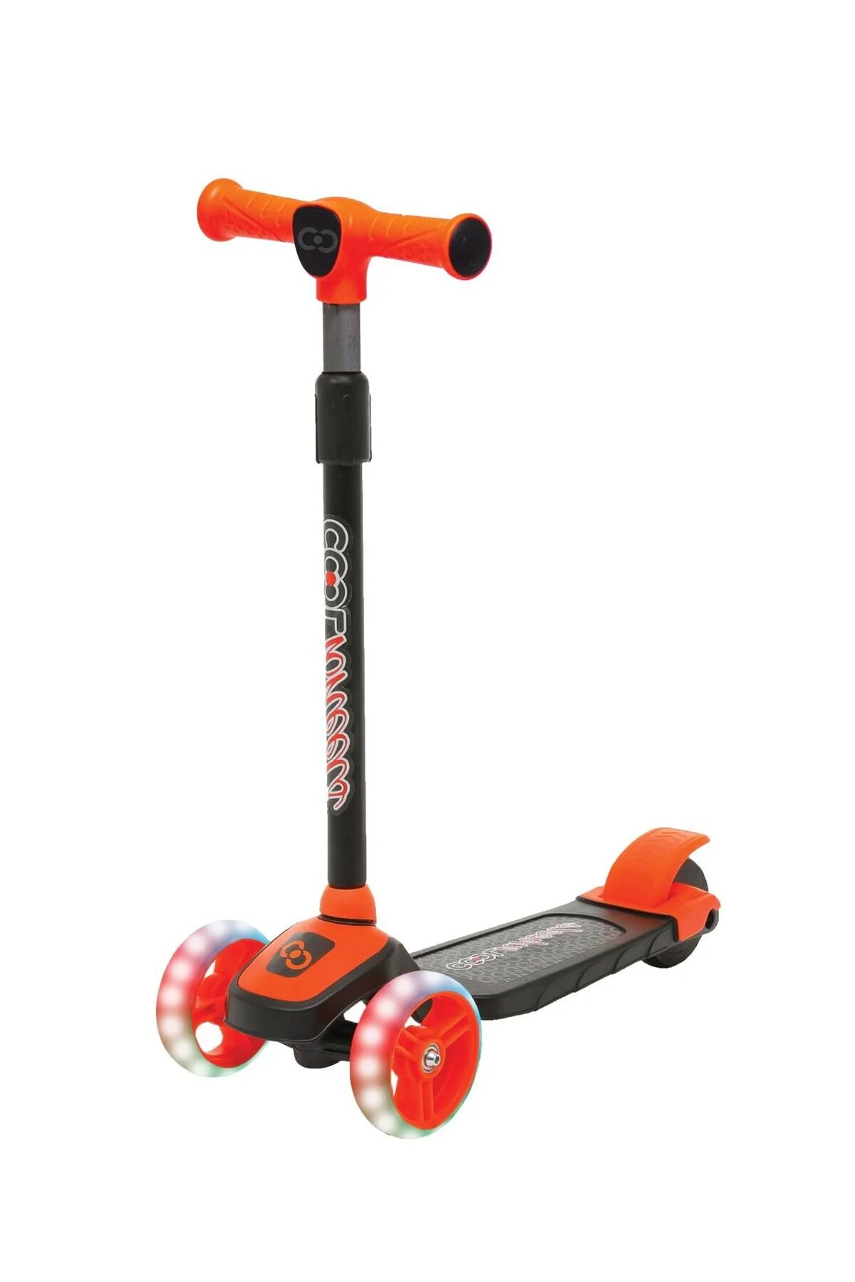 اسکوتر کودکان روروک مخصوص بچه ها چرخشی 3 چرخ با قابلیت تنظیم ارتفاع COOL WHEELS چراغ های LED Furkan Toys