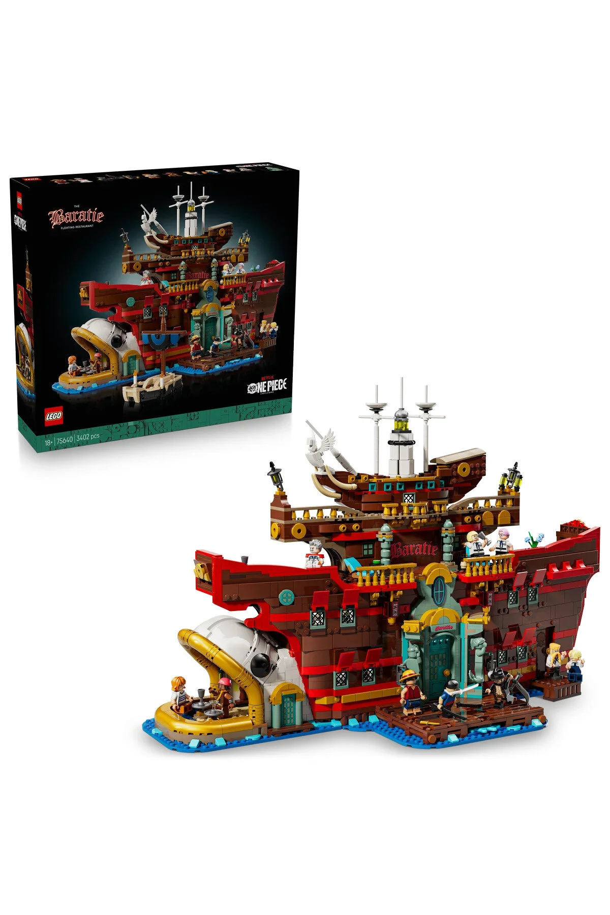 لگو و اسباب بازی های ساخت محور ONE PIECE BARATIE FLOATING RESTAURANT 75640 مدل نمایشگر کلکسیونی برای بزرگسالان از ترکیه LEGO