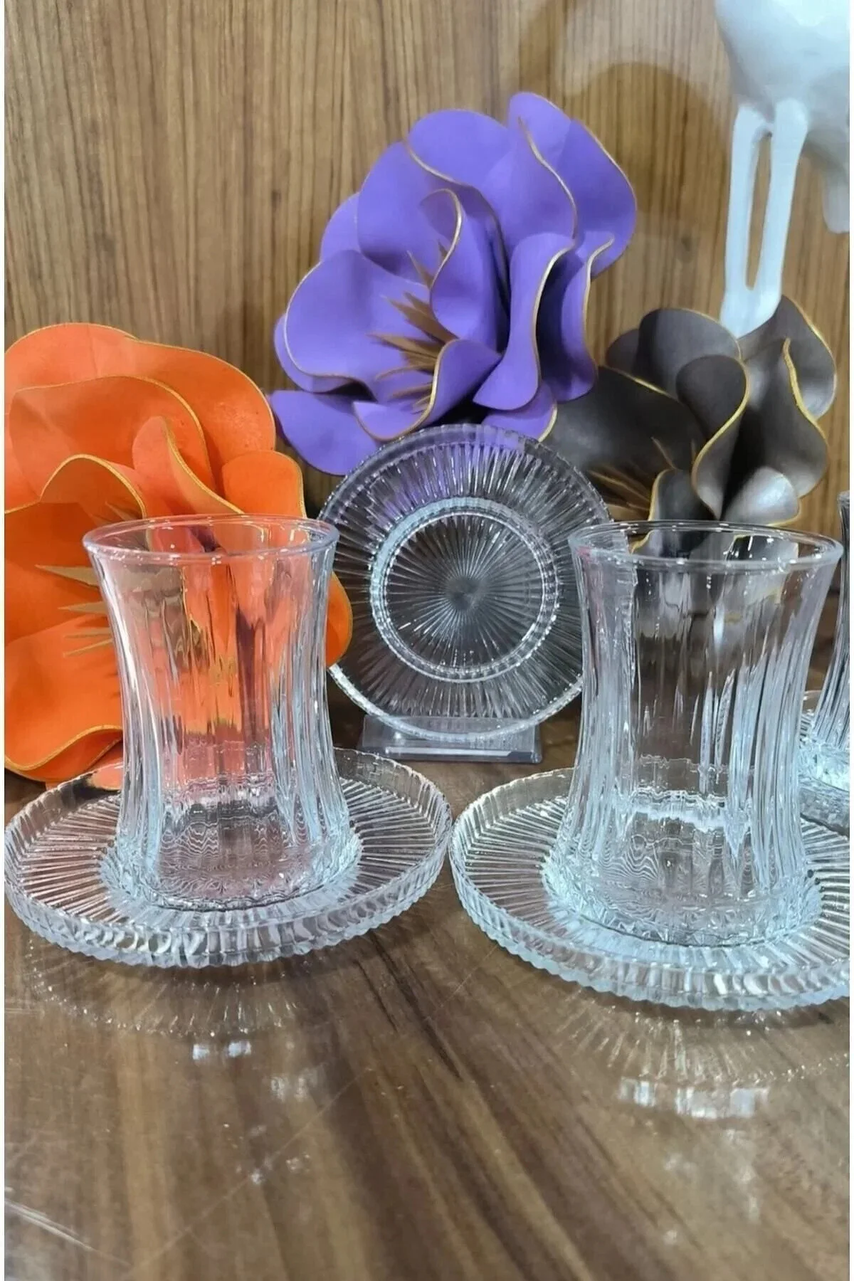 Paşabahçe سرویس چای خوری 12 عددی Elysia ساده Fma141642 Fma07282