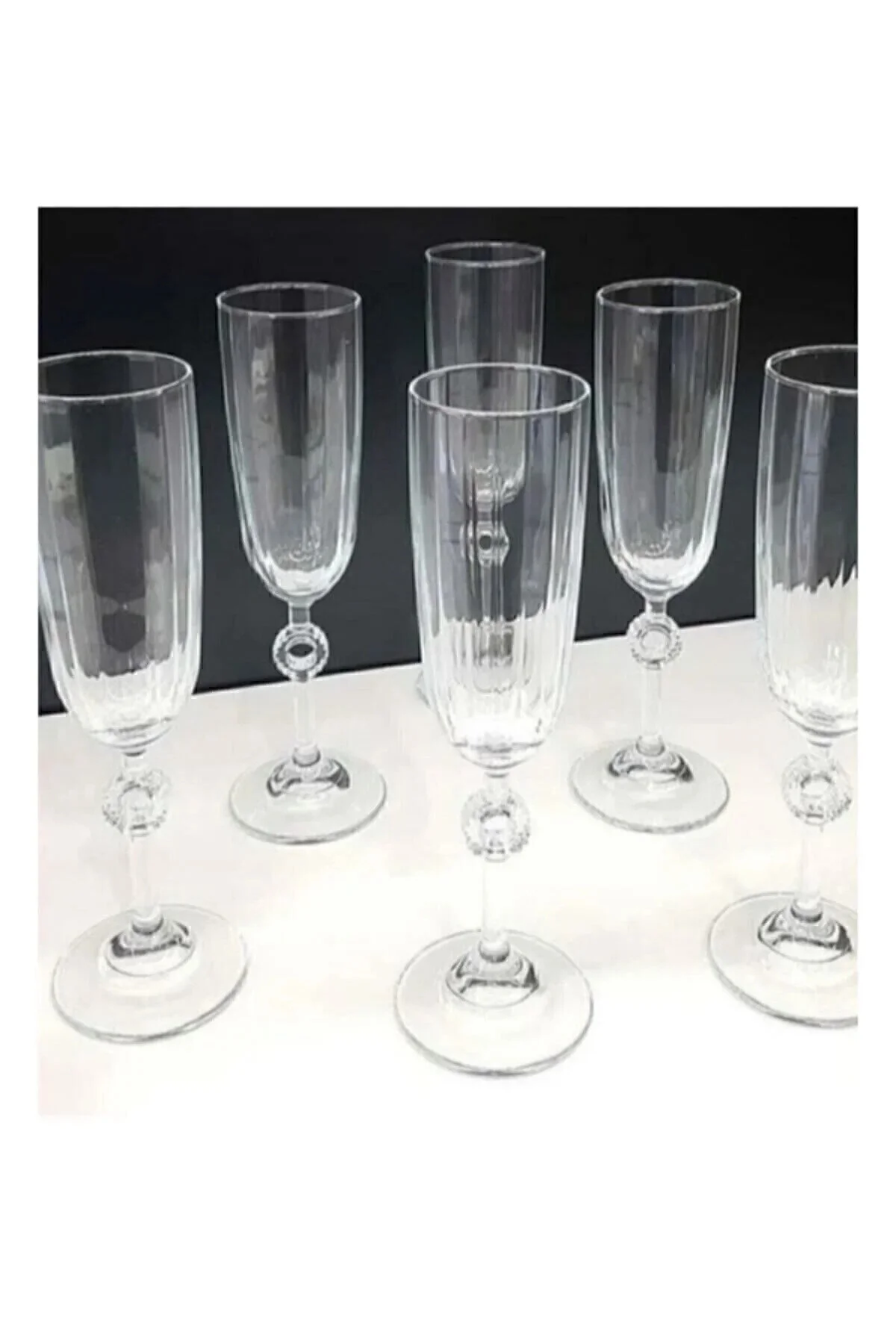 لیوان سفید 440313 Amore Flute Goblet 150cc 6 Pieces Pp440313 Fma469587 Paşabahçe