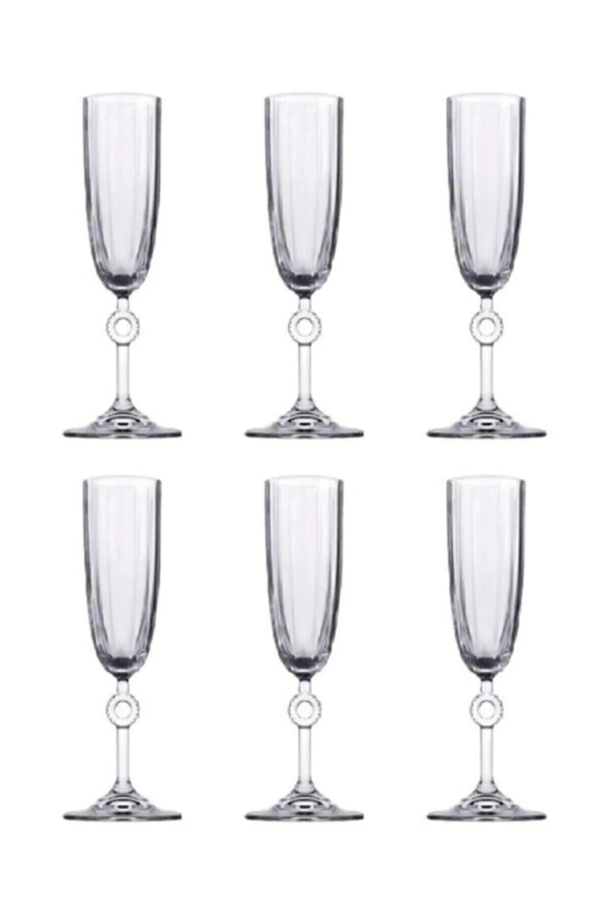لیوان سفید 440313 Amore Flute Goblet 150cc 6 Pieces Pp440313 Fma469587 Paşabahçe
