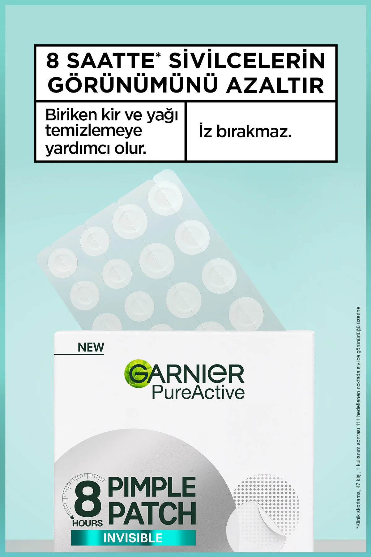 چسب جوش سرسیاه PIMPLE PATCH 44 باند آکنه پچ هیدروکلوئید ضد آکن Garnier