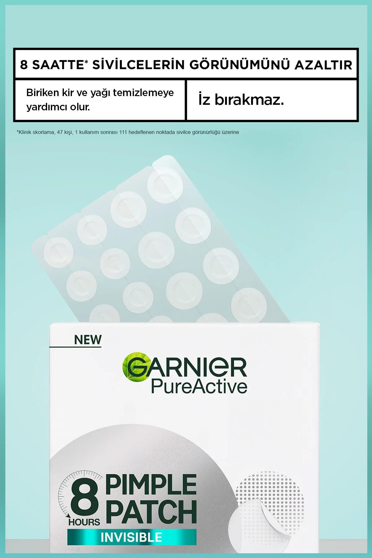 چسب جوش سرسیاه PIMPLE PATCH 44 باند آکنه پچ هیدروکلوئید ضد آکن Garnier