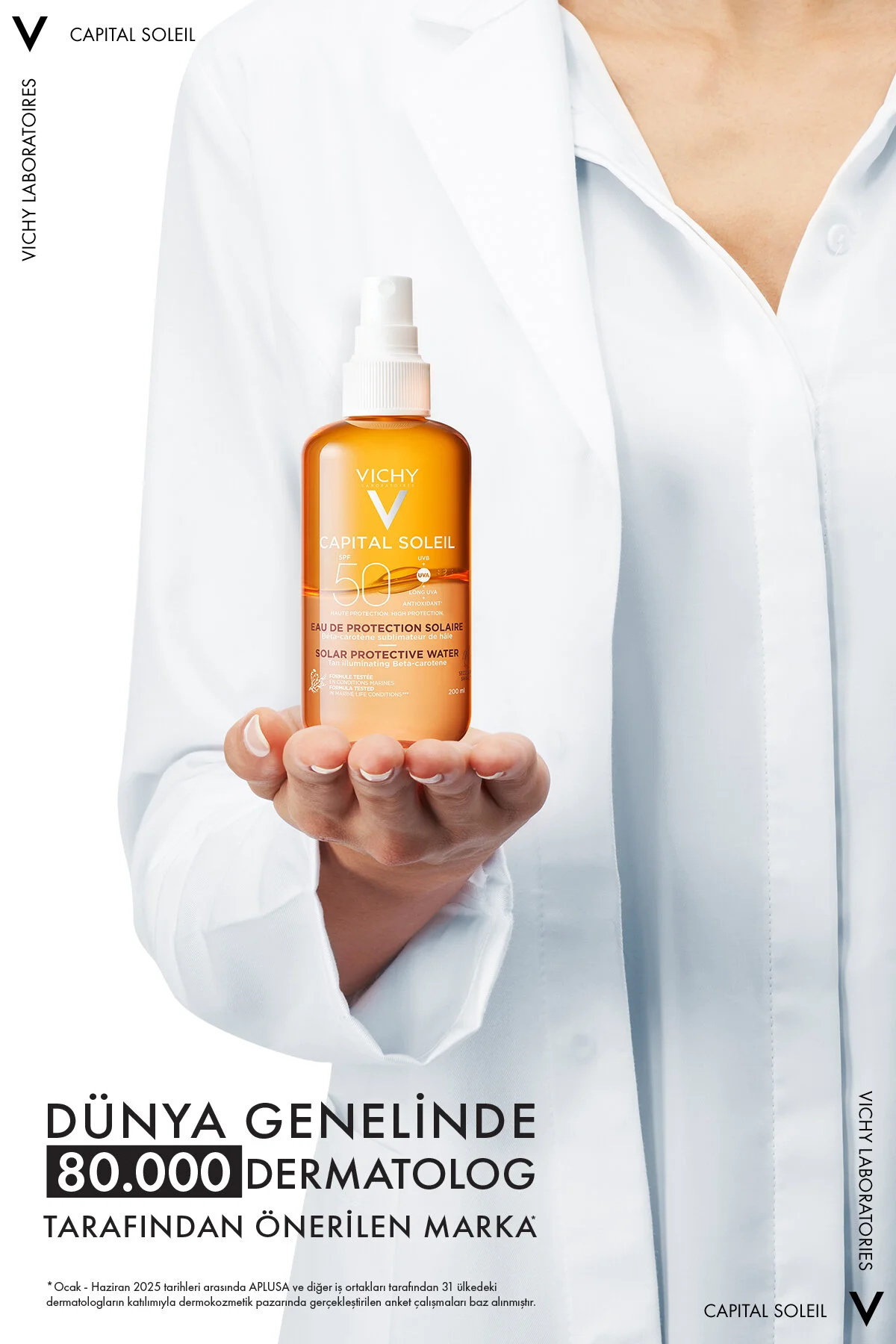 Vichy کرم ضد آفتاب اسپری قوی Vichy Capital Soleil SPF 50 برنزه یکدست و صاف 200 میل