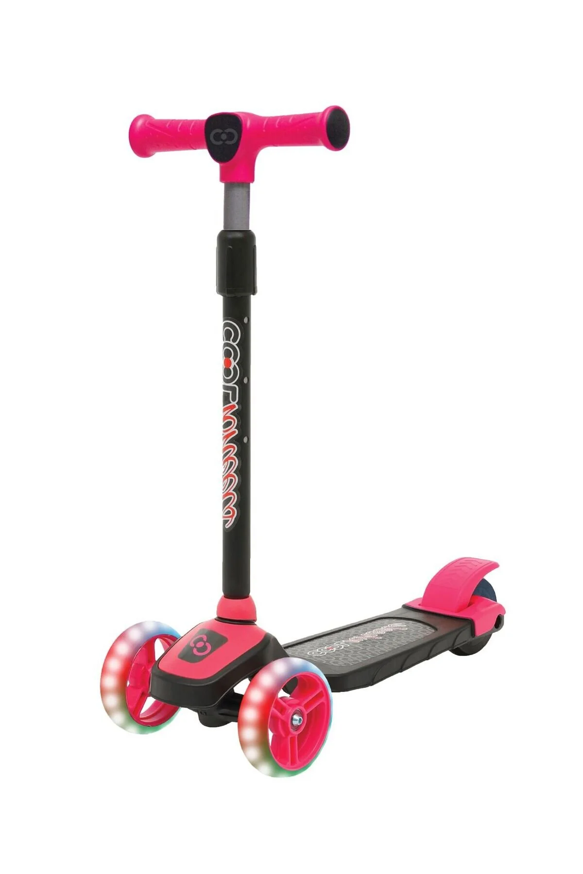 اسکوتر کودکان PINK با قابلیت تنظیم ارتفاع 3 چرخ COOL WHEELS TWIST چراغ های LED از ترکیه Furkan Toys
