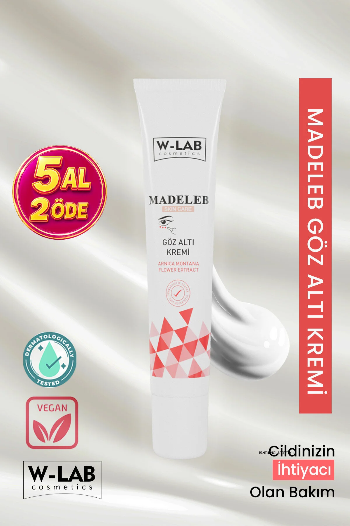 کرم دور چشم W-Lab Madeleb با حجم 20 میلی لیتر مناسب برای مراقبت از پوست W-Lab Cosmetics