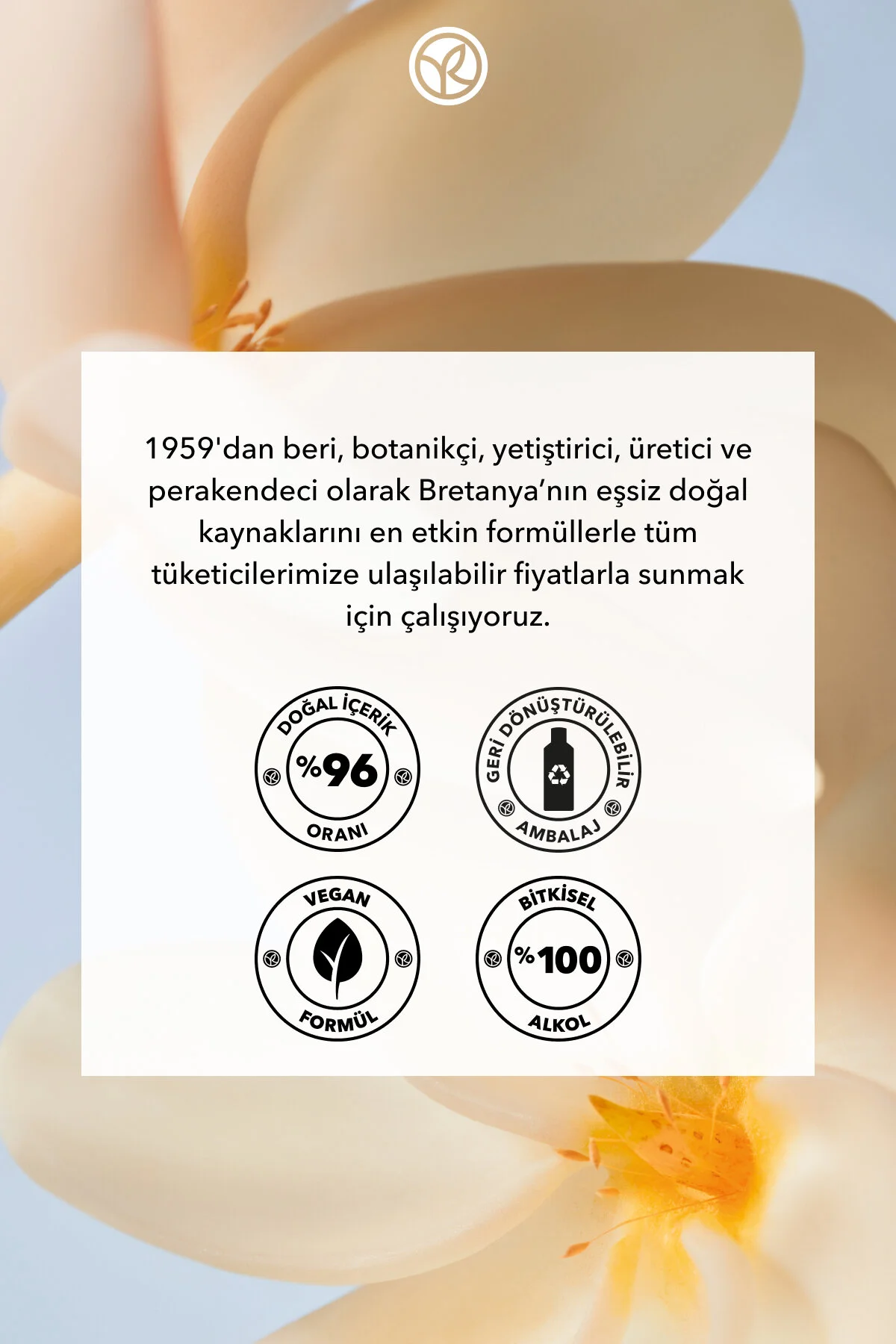 Yves Rocher اسپری بدن مونوی رایحه Monoi گرم و شیرین 125میل