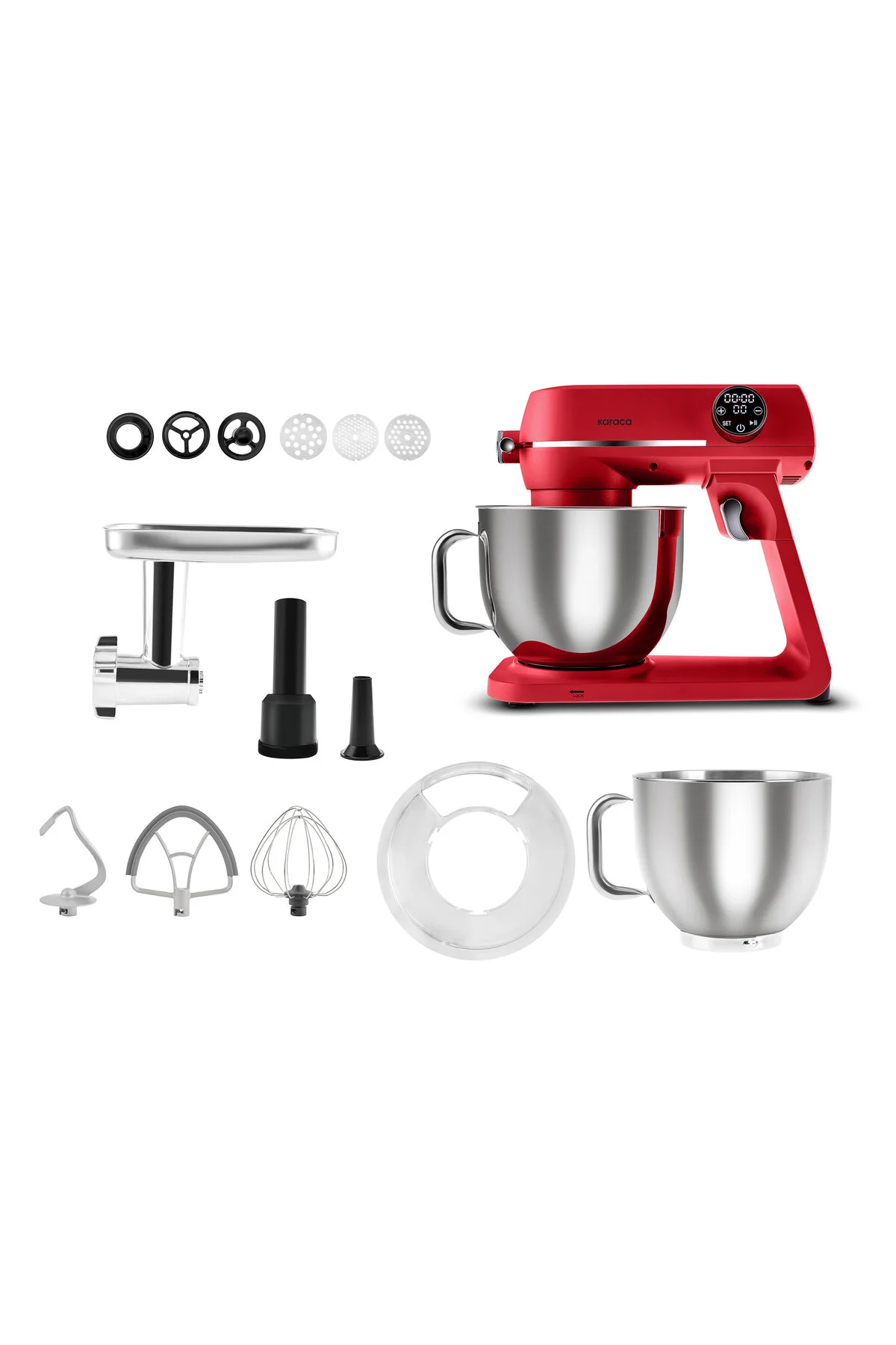 میکسر Artisan داکتوم 7 لیتری قرمز (1800W)