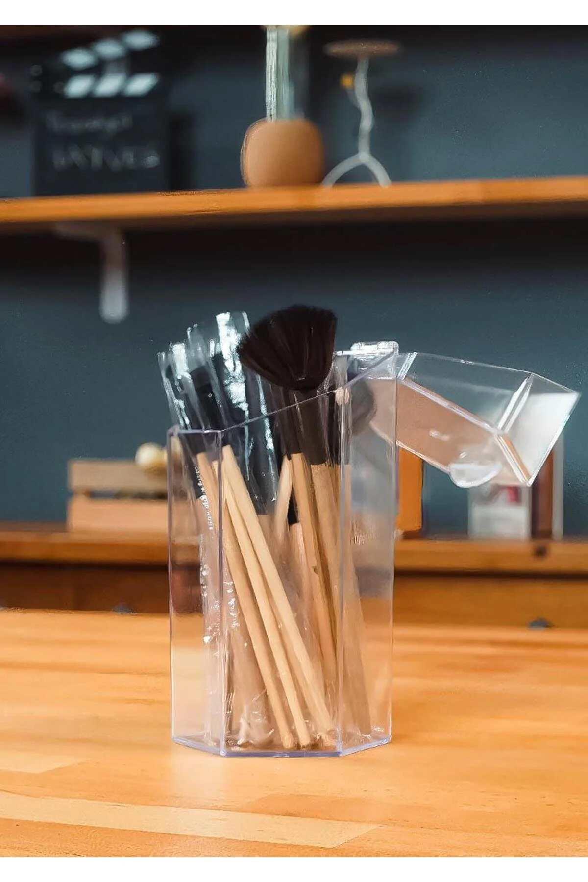 نظمدهنده لوازم آرایش و جواهر 3 قطعه آرایشی سازمان دهنده تنظیمات تنظیم کننده برس رژ لب ناخن Hayveys