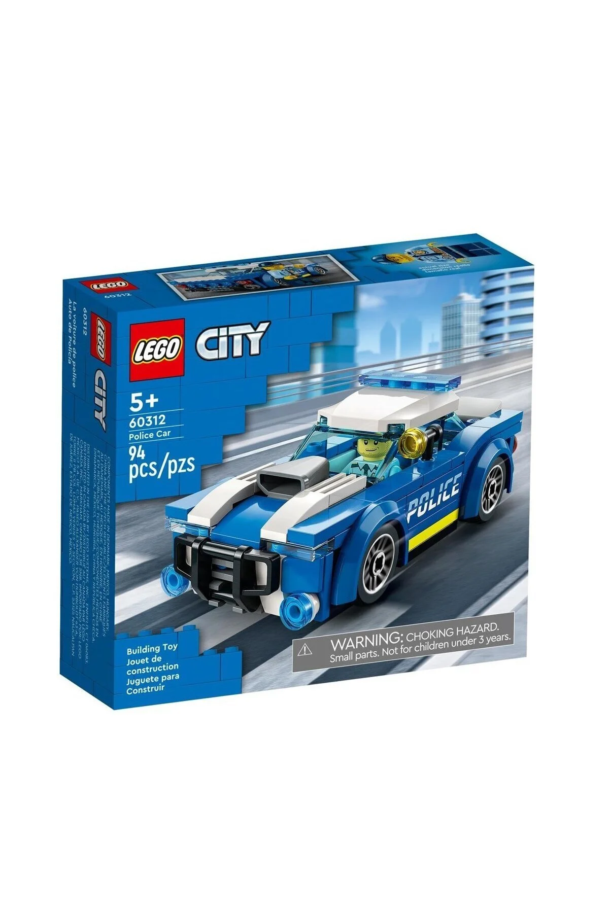 لگو و اسباب بازی های ساخت محور مجموعه ماشین پلیس شهر 94 عدد از ترکیه LEGO