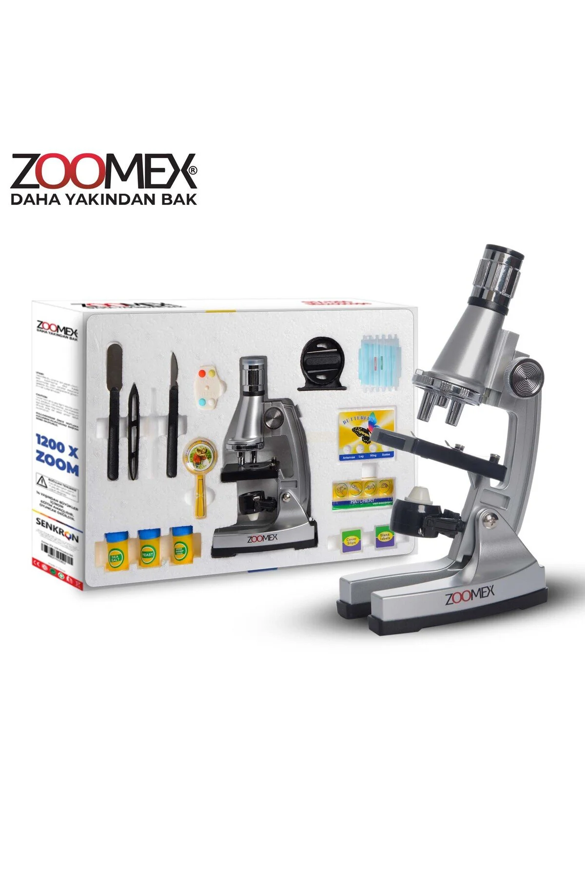 لوازم آزمایشگاه میکروسکوپ آموزشی و MPZ C1200 اورجینال Zoomex