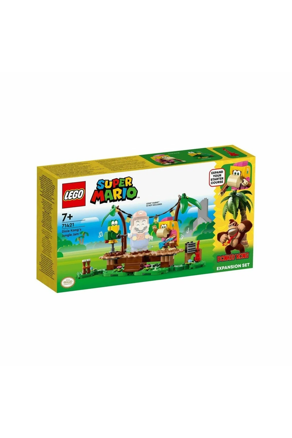 لگو و اسباب بازی های ساخت محور FABBATOYS 71421 LEGO® SUPER MARIO ™ کنسرت جنگل دیکسی کنگ مجموعه ماجراجویی اضافی 174 قطعه +7 سن LEGO