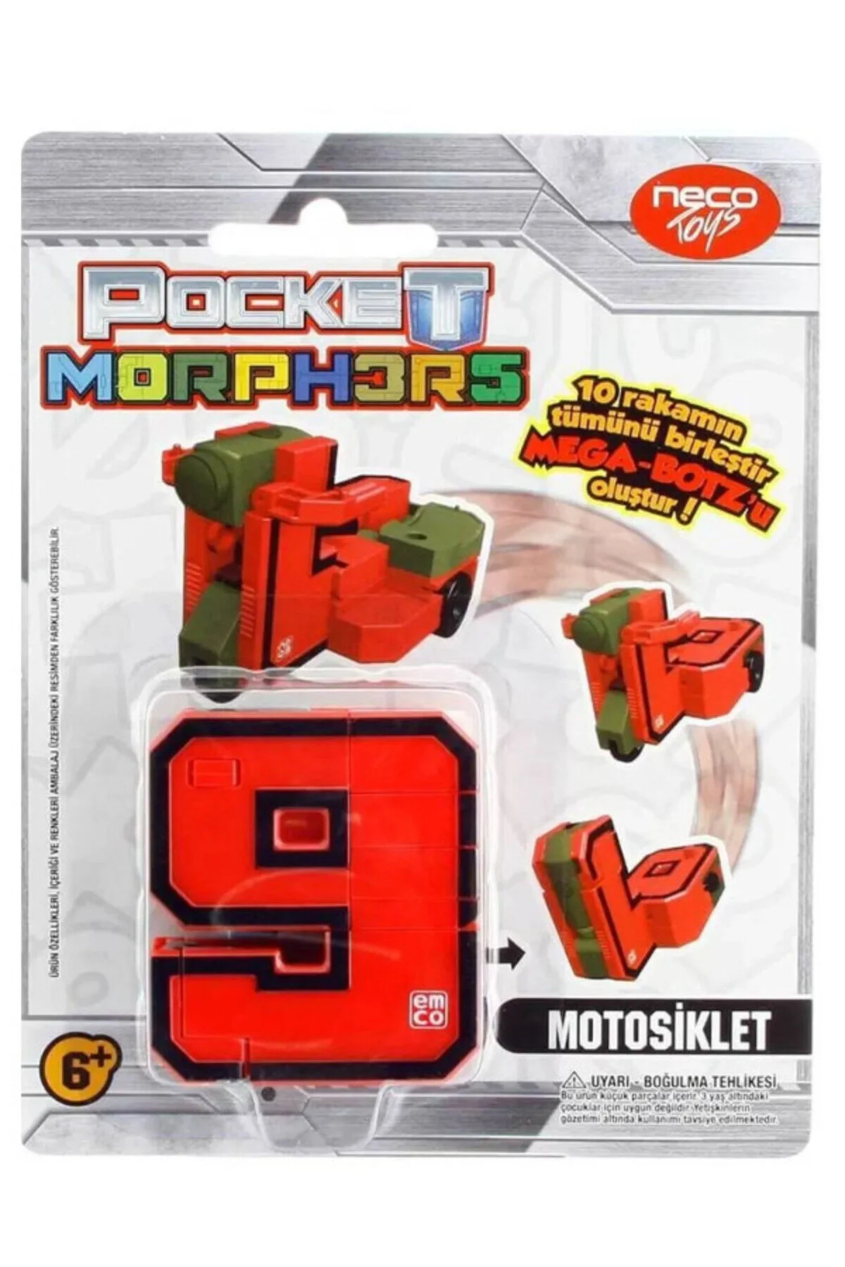 ماشین اسباب بازی 9 ترفند سورپرایز اورجینال Pocket Morphers