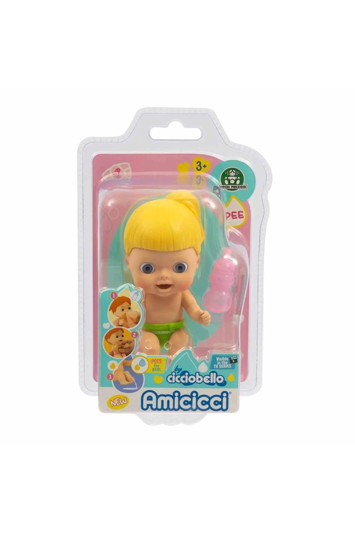 عروسک های پلاستیکی CICIOBELLO AMICCIICI در حال PEEING AM010000 است مولی Cicciobello