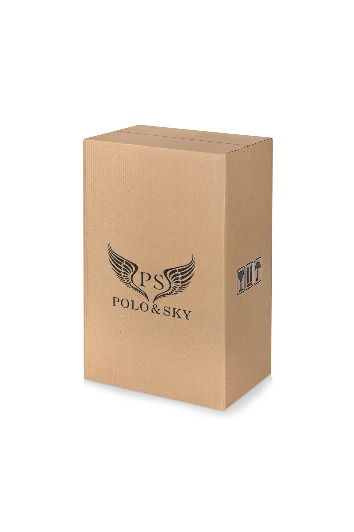 ست ۲ عددی چمدان Polo&Sky مدل Elmas مشکی – سبک، مقاوم و با چرخ‌های 360 درجه Polo Sky