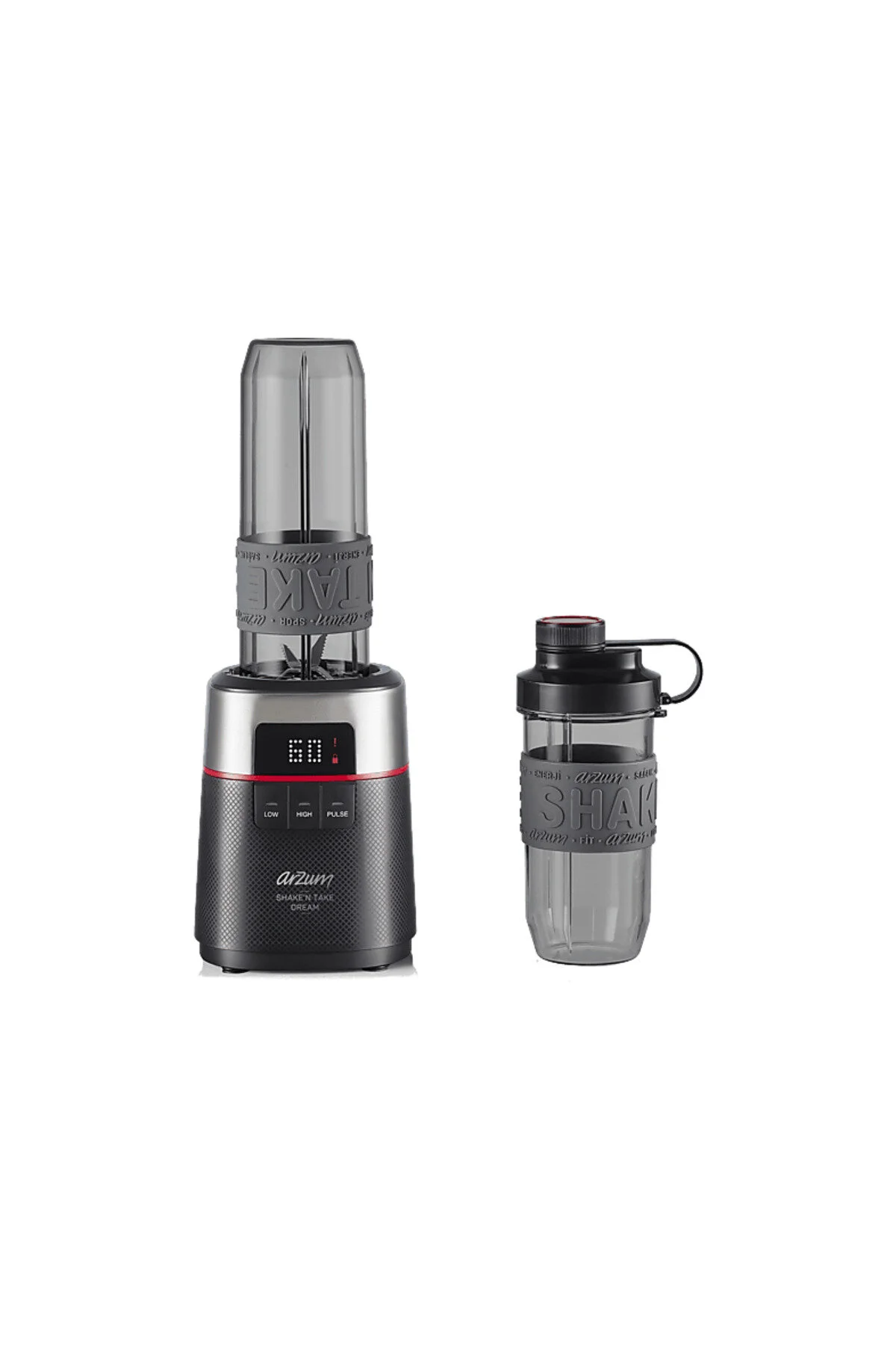 ست جهیزیه الکترونیکی AR1148 SHAKE را به مخلوط کننده شخصی متهم سیاه و سفید بپردازید Arzum